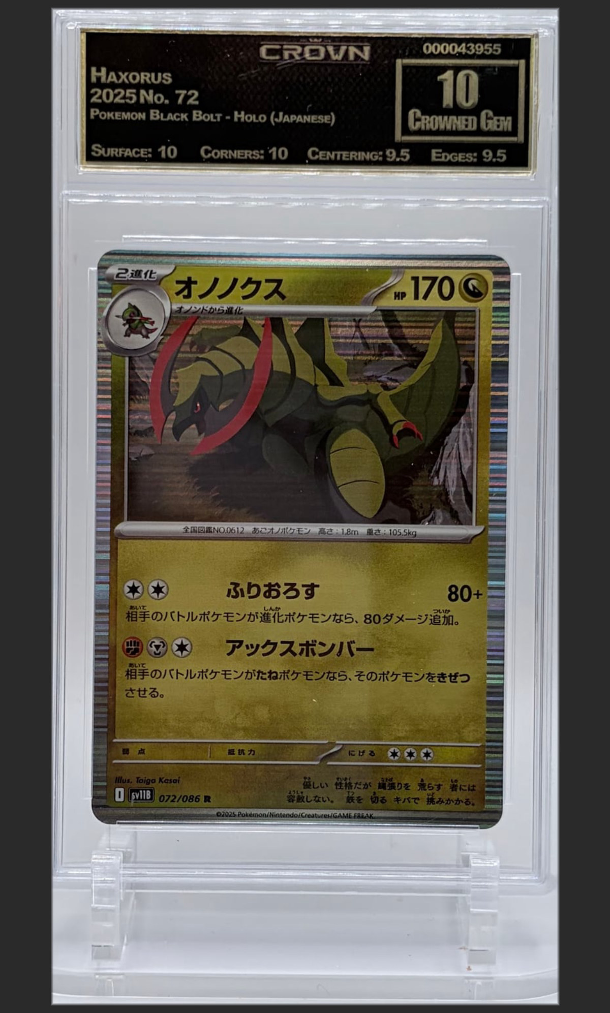 Haxorus 72 certified slab