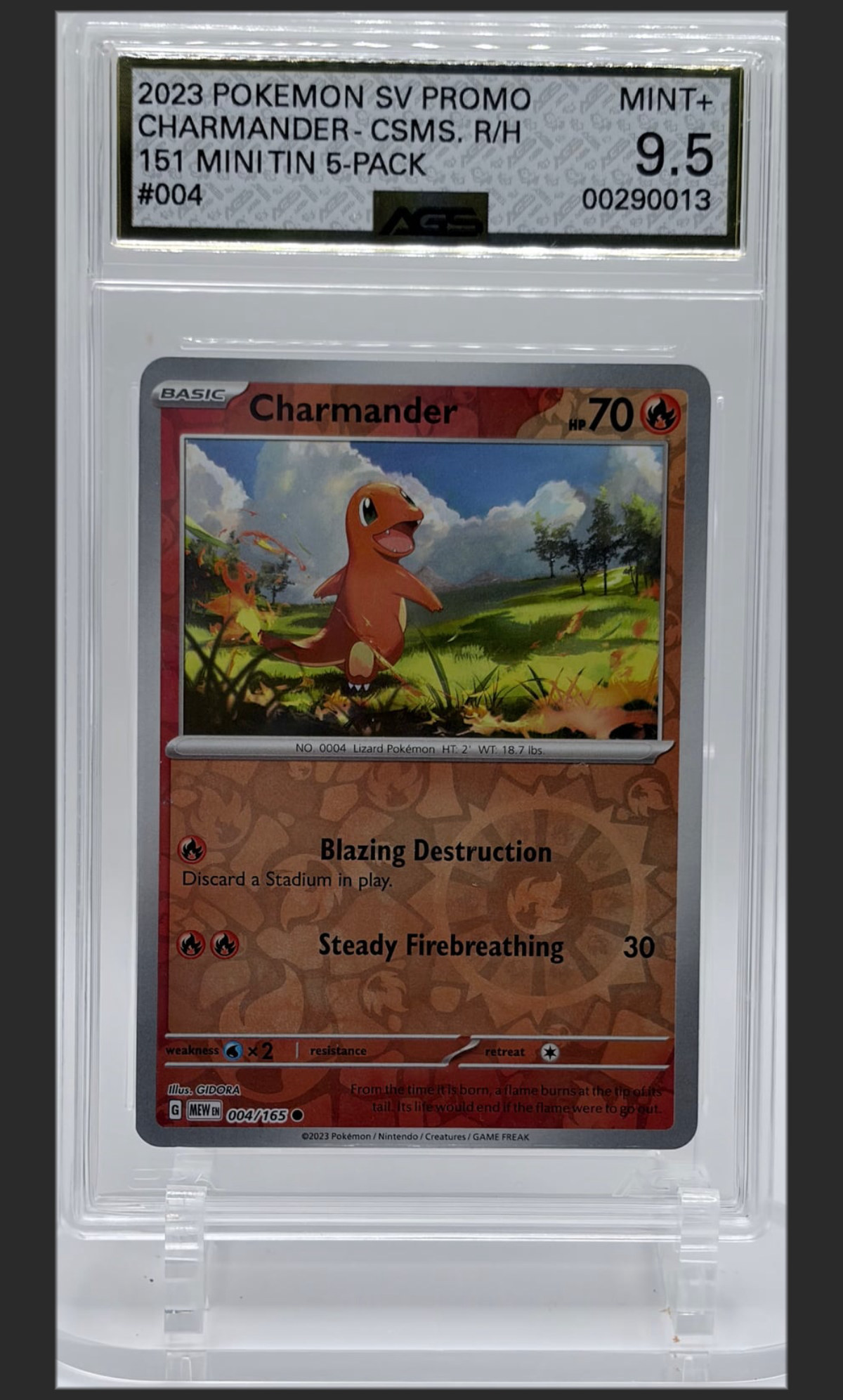 Charmander 004 certified slab