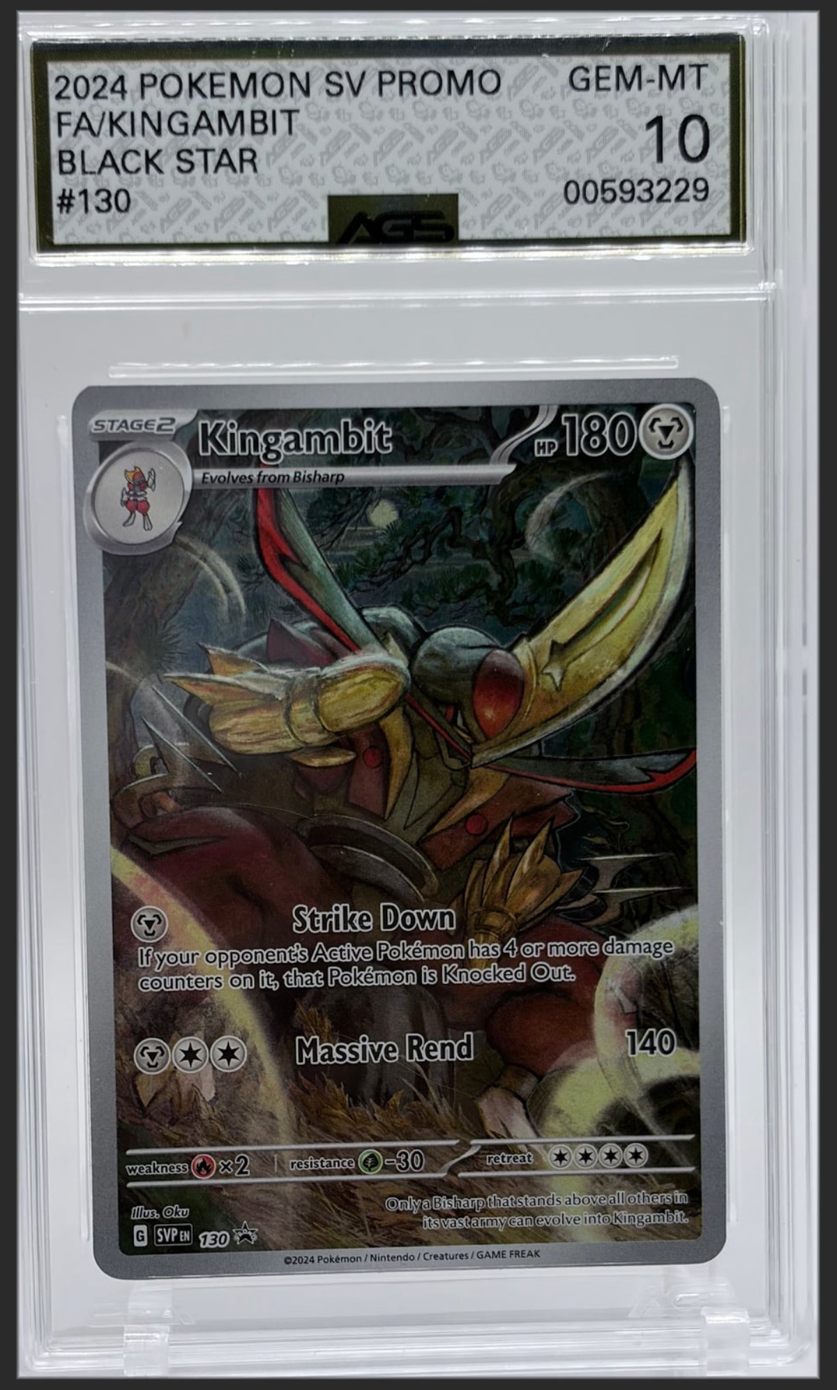 Kingambit 130 certified slab