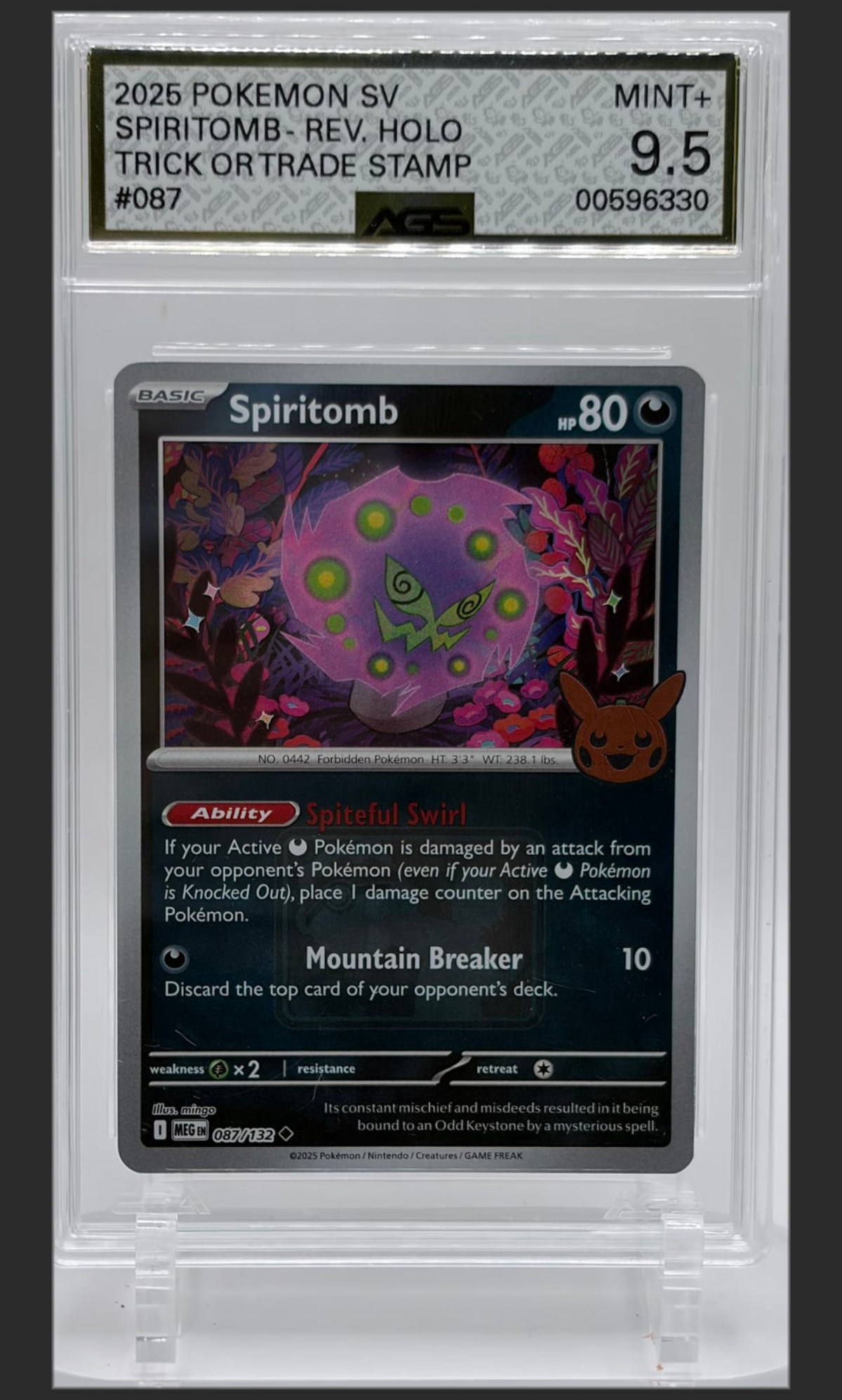 Spiritomb 087 certified slab