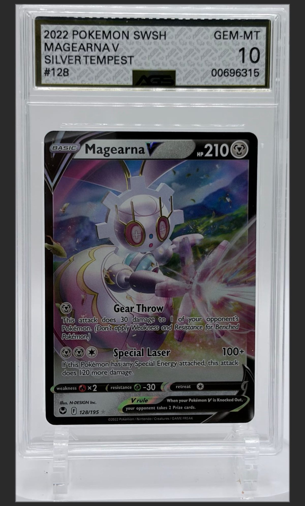 Magearna V 128 certified slab