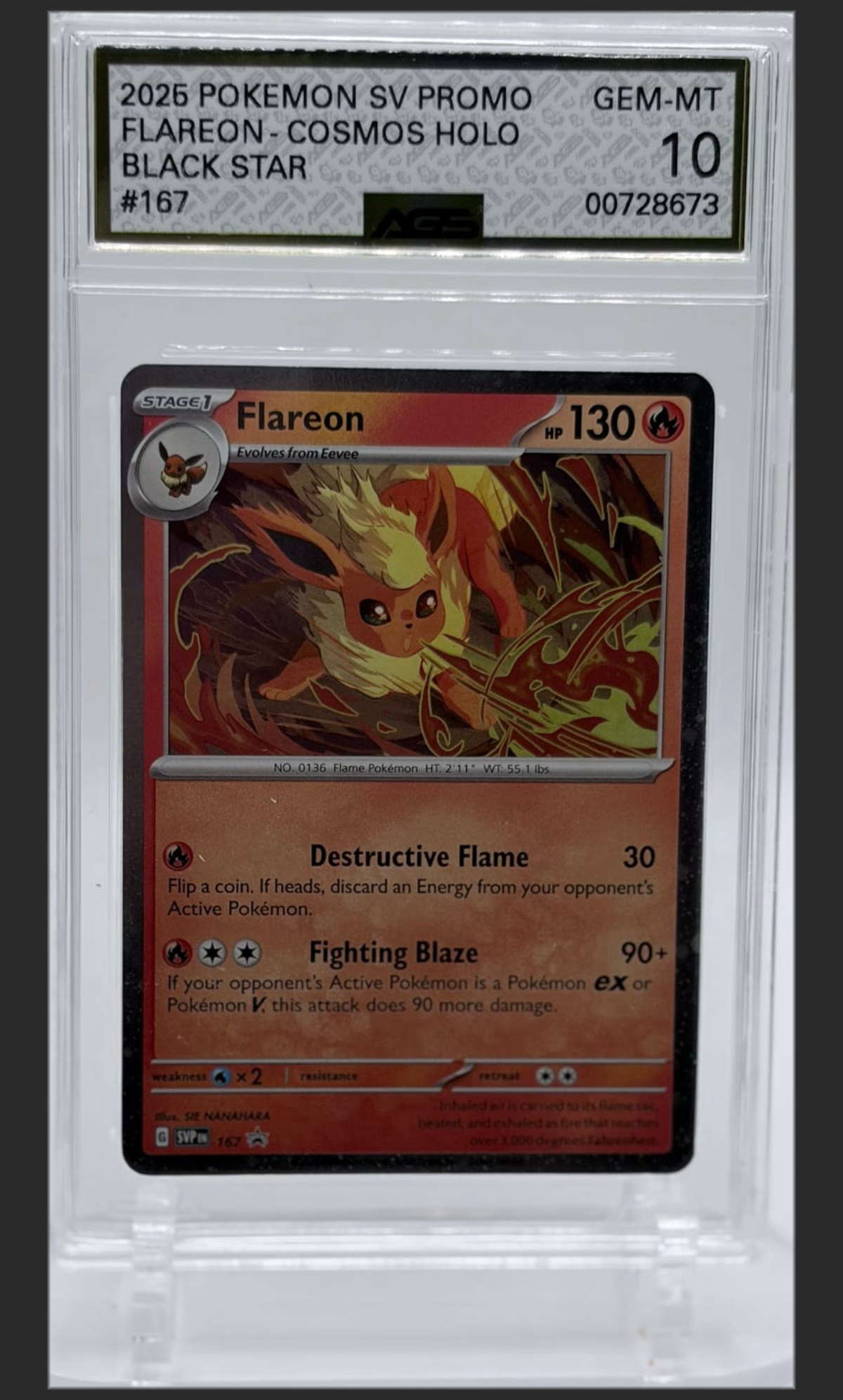 Flareon 167 certified slab