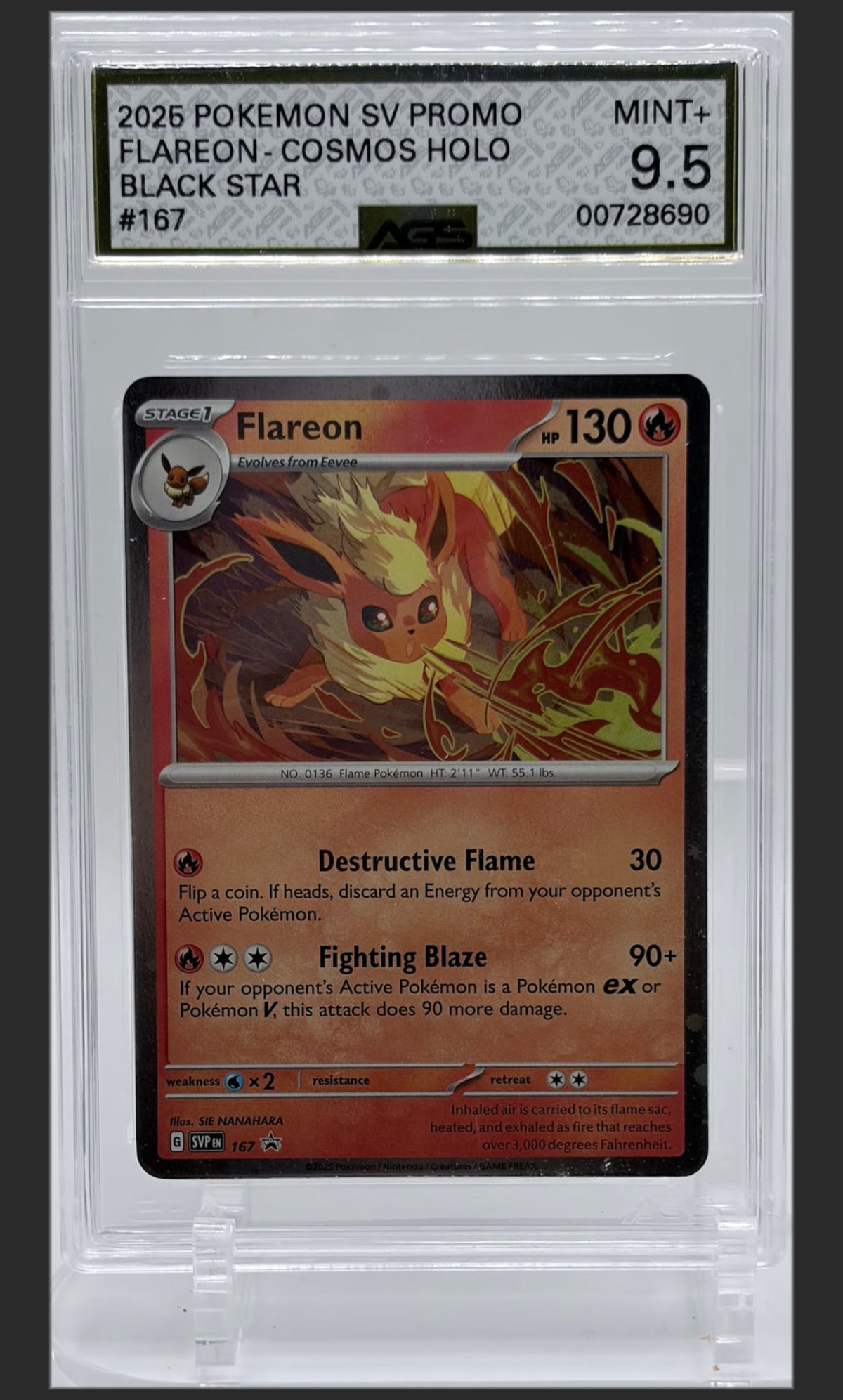 Flareon 167 certified slab