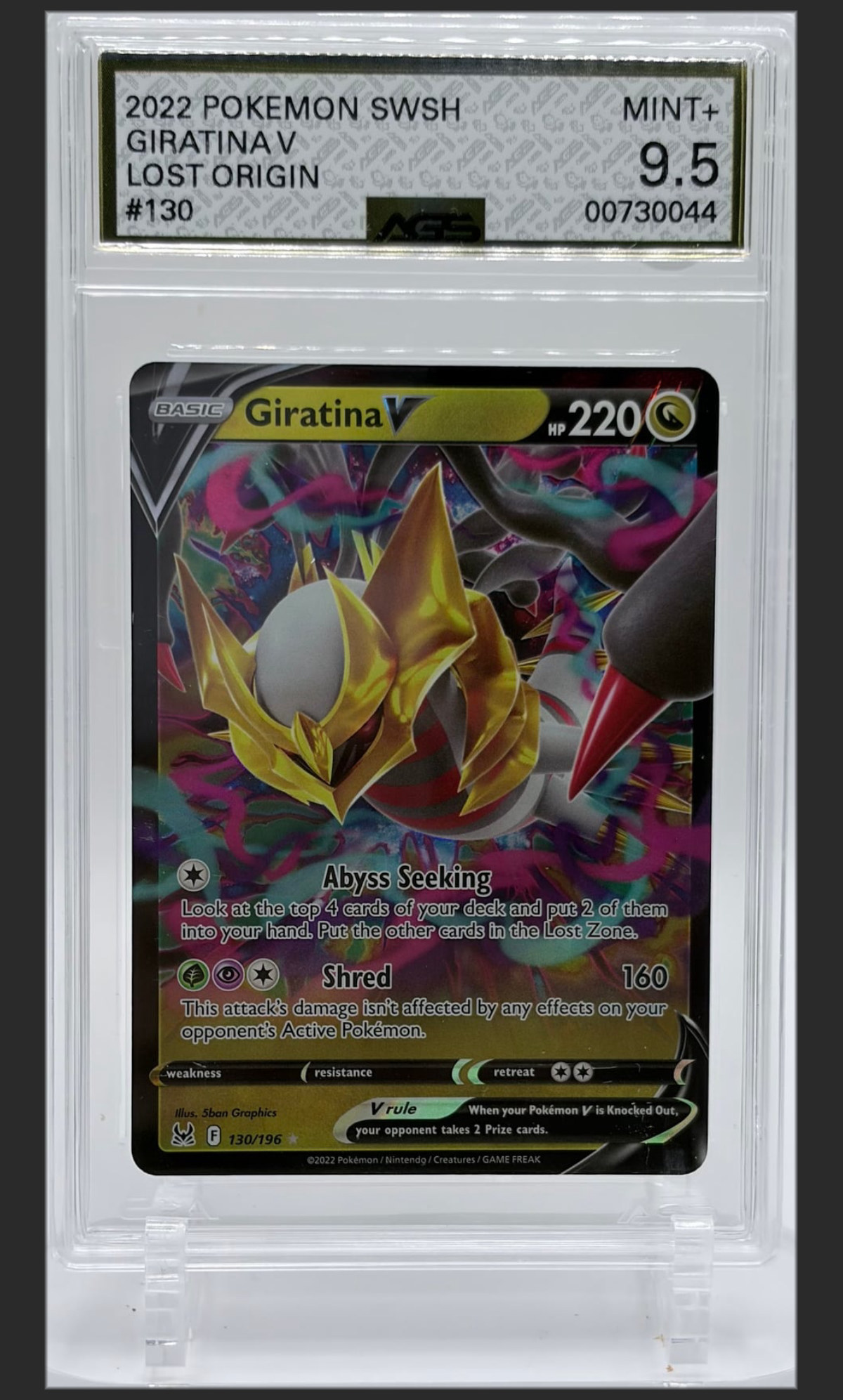 Giratina V 130 certified slab