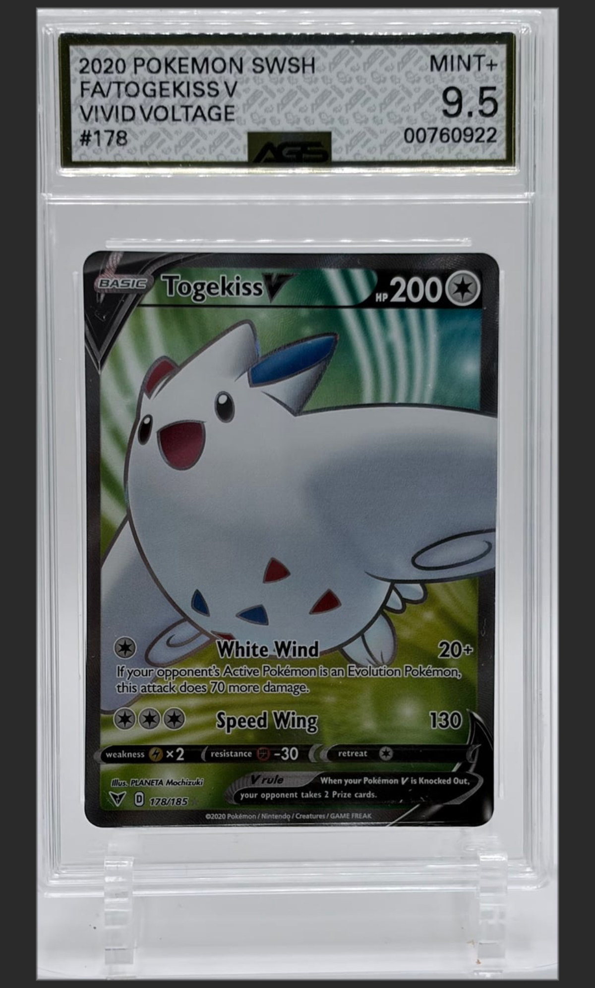 Togekiss V 178/185 certified slab