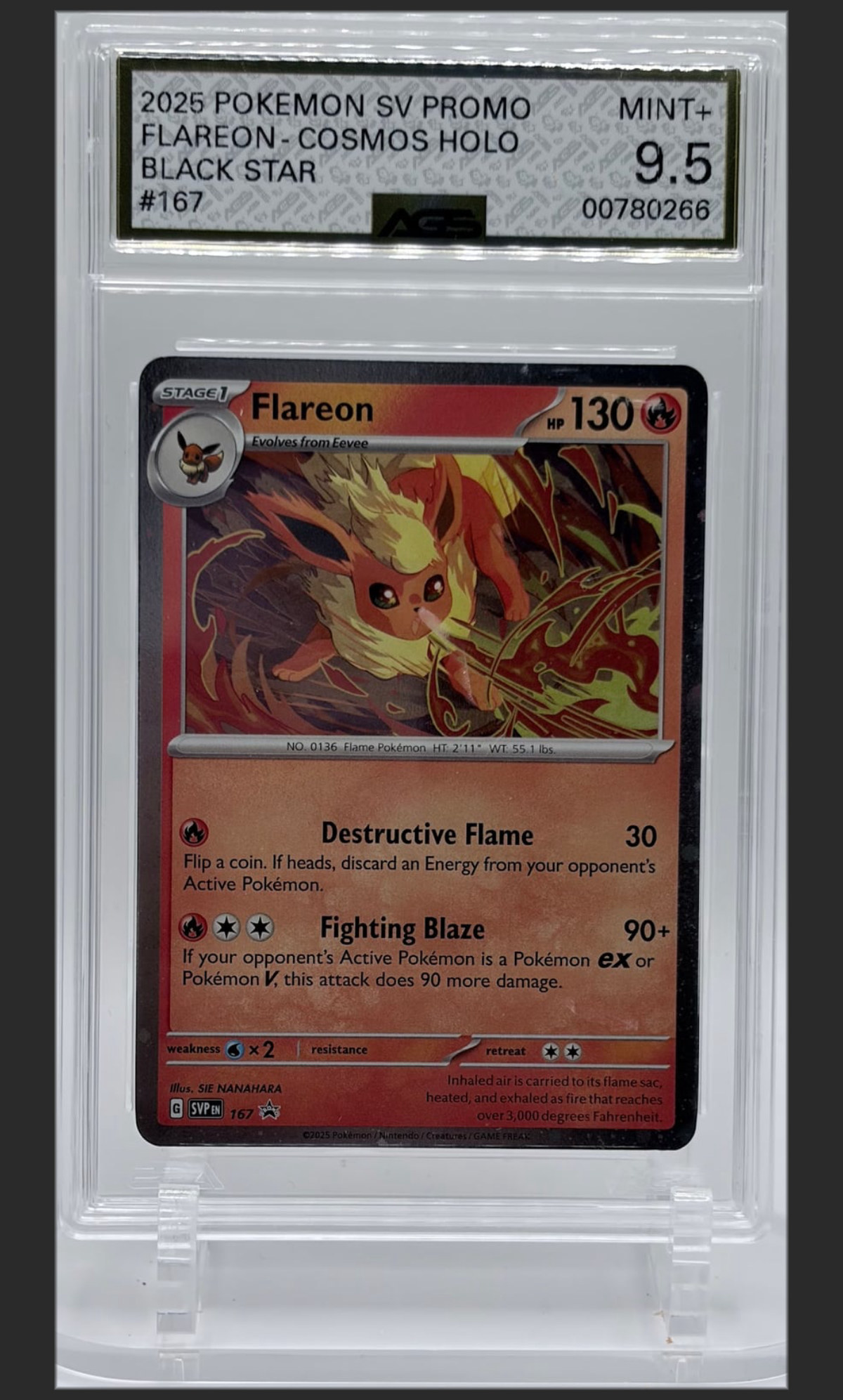 Flareon 167 certified slab