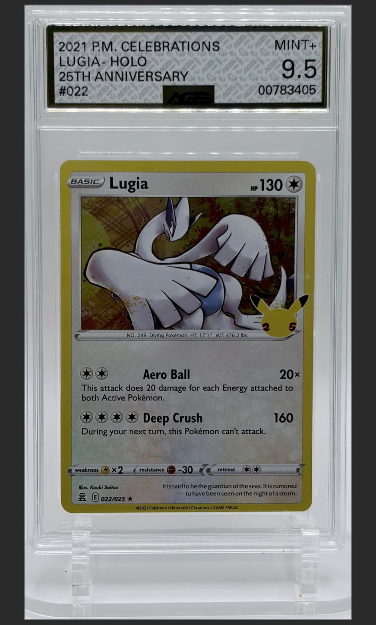 Lugia 022 certified slab