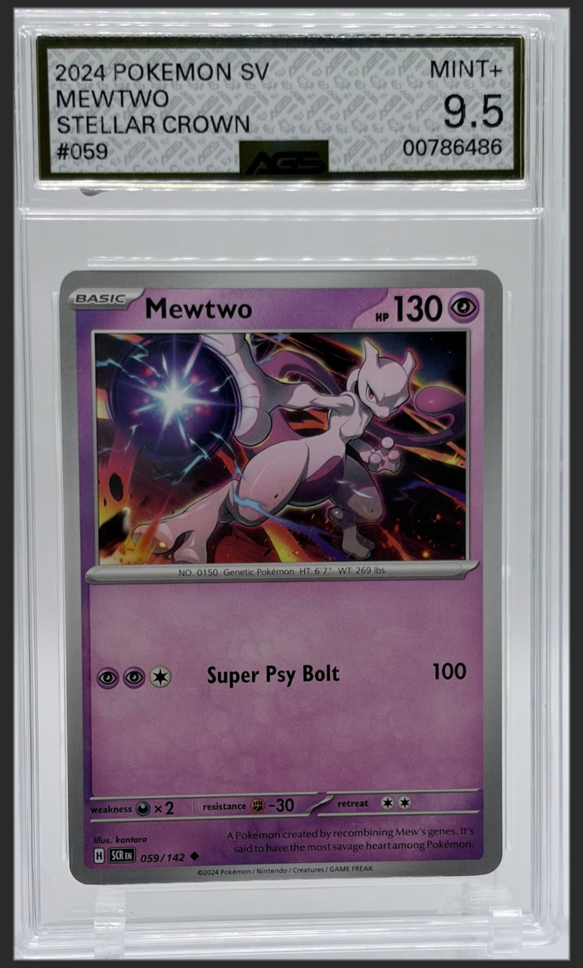 Mewtwo 059 certified slab