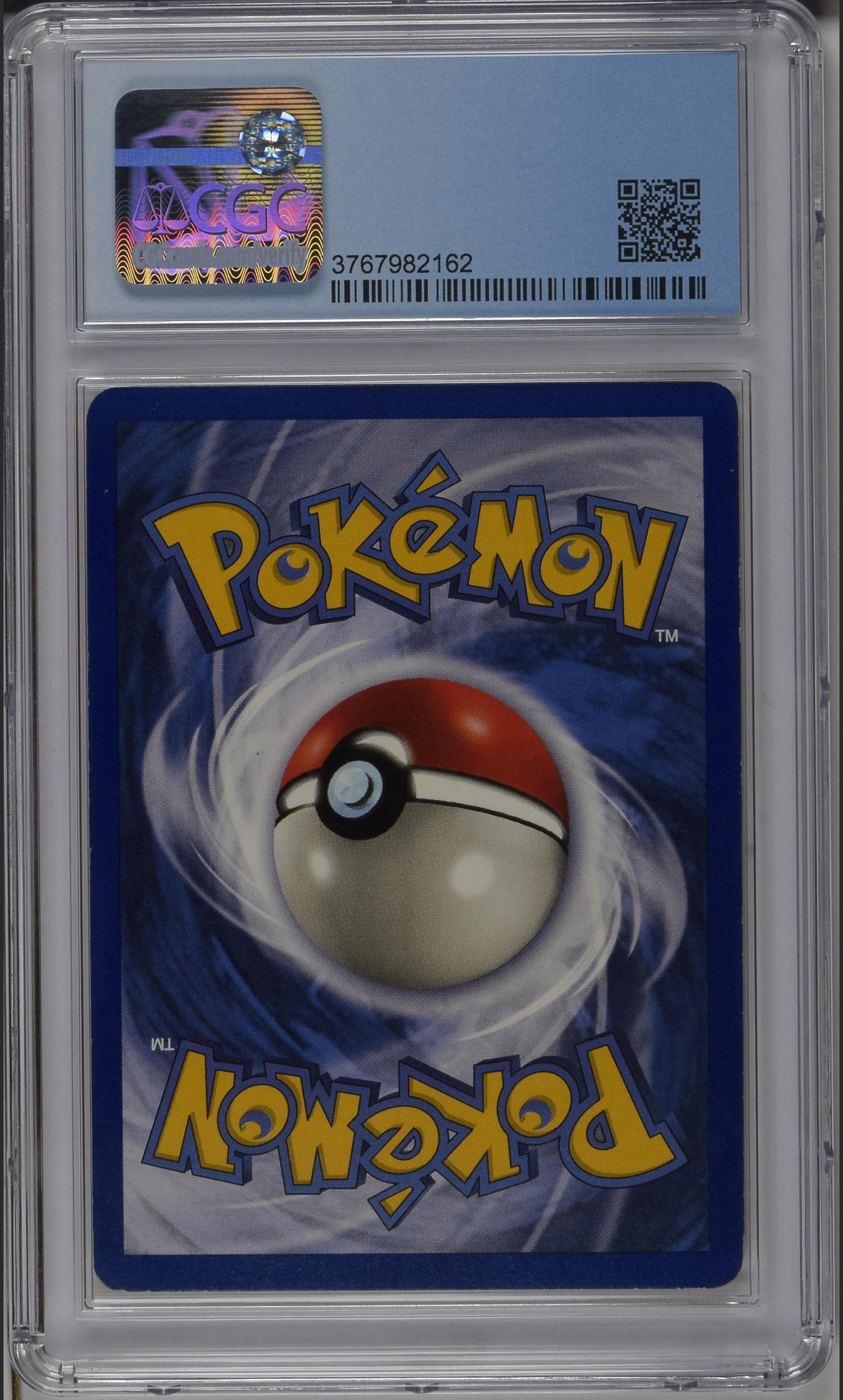 Mr. Mime 6/64 — slab rear, certification 3767982162