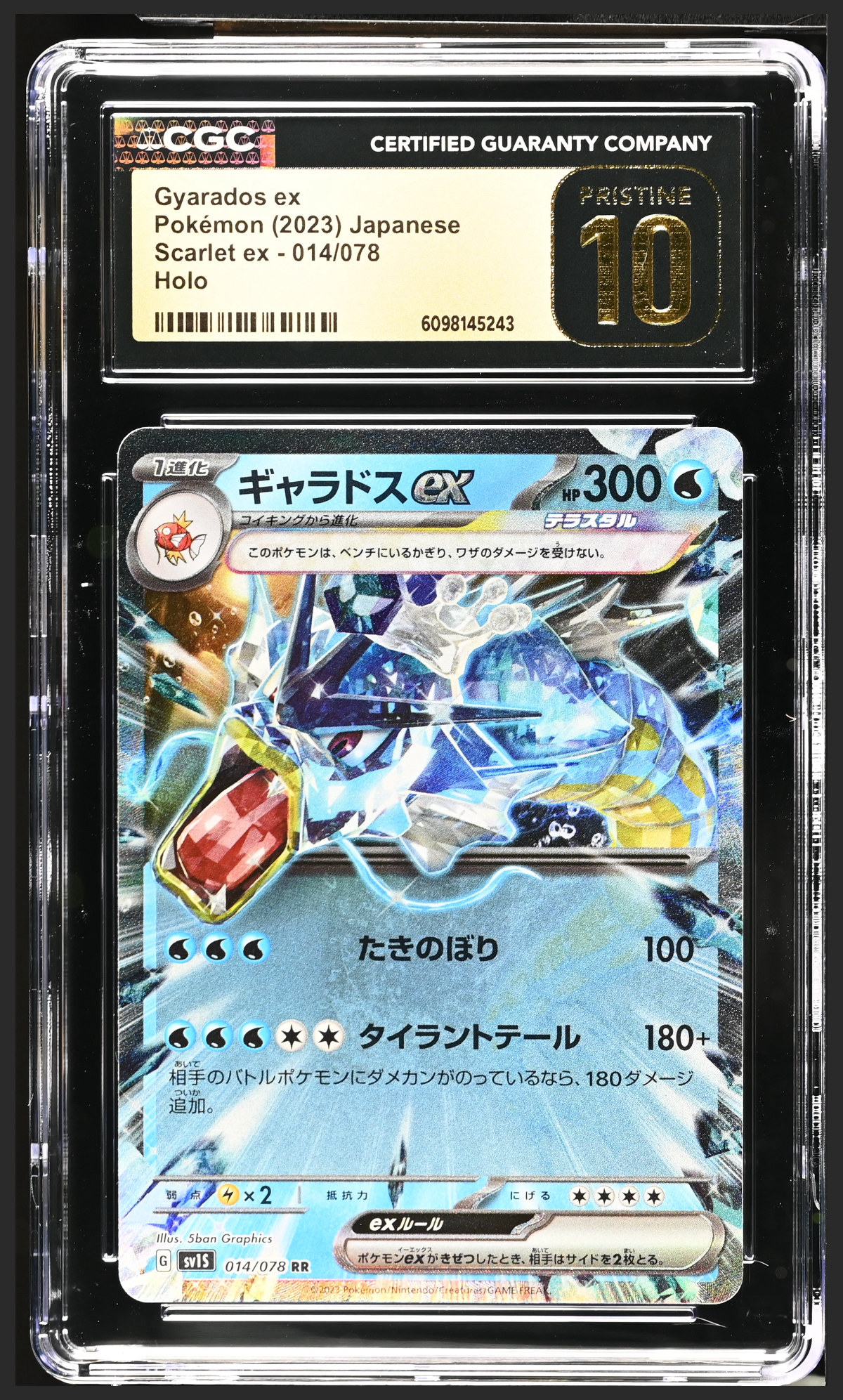 Gyarados ex 014/078 certified slab