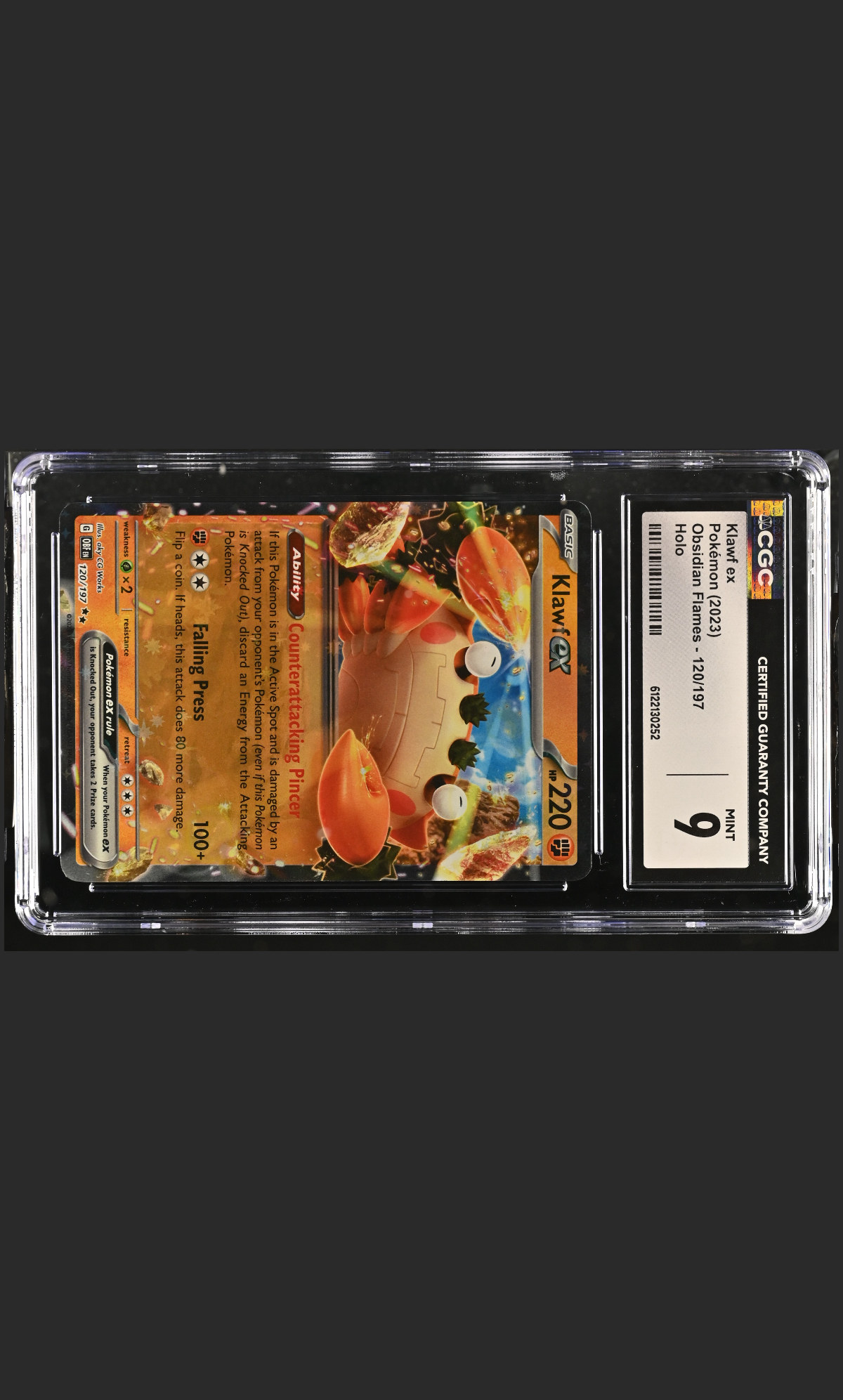 Klawf ex 120/197 certified slab