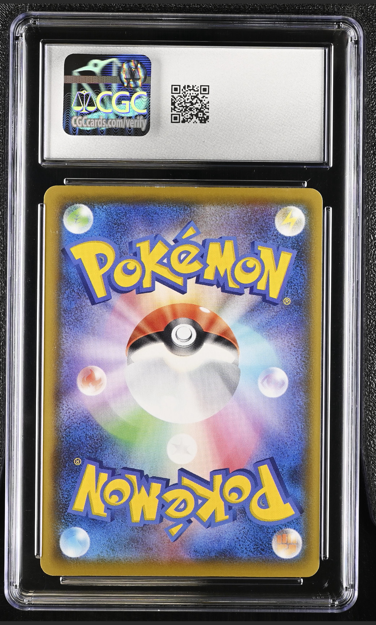 Surfing Pikachu VMAX 022/028 — slab rear, certification 6128148293