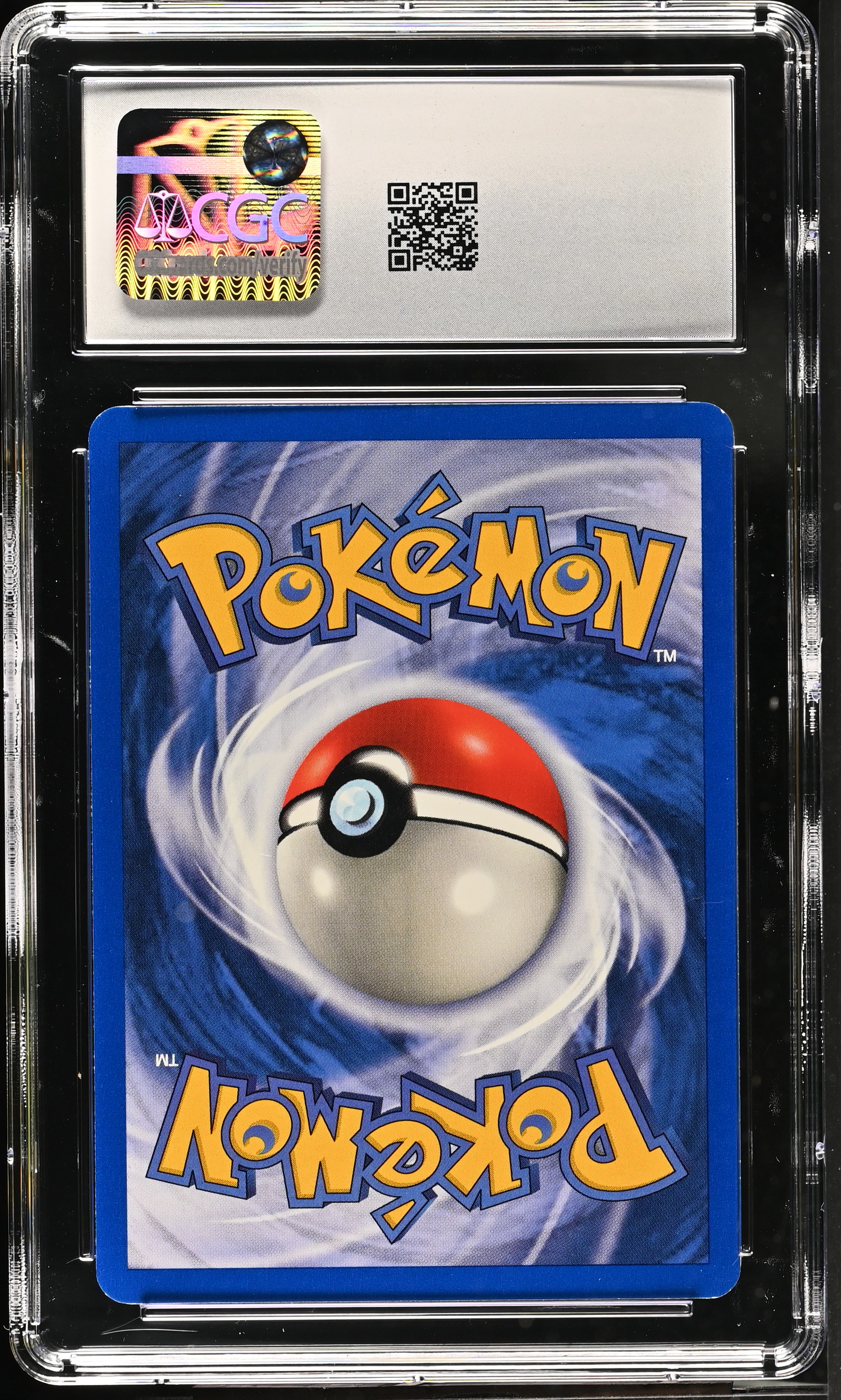 Nidoran ♂ 55/102 — slab rear, certification 6129894112
