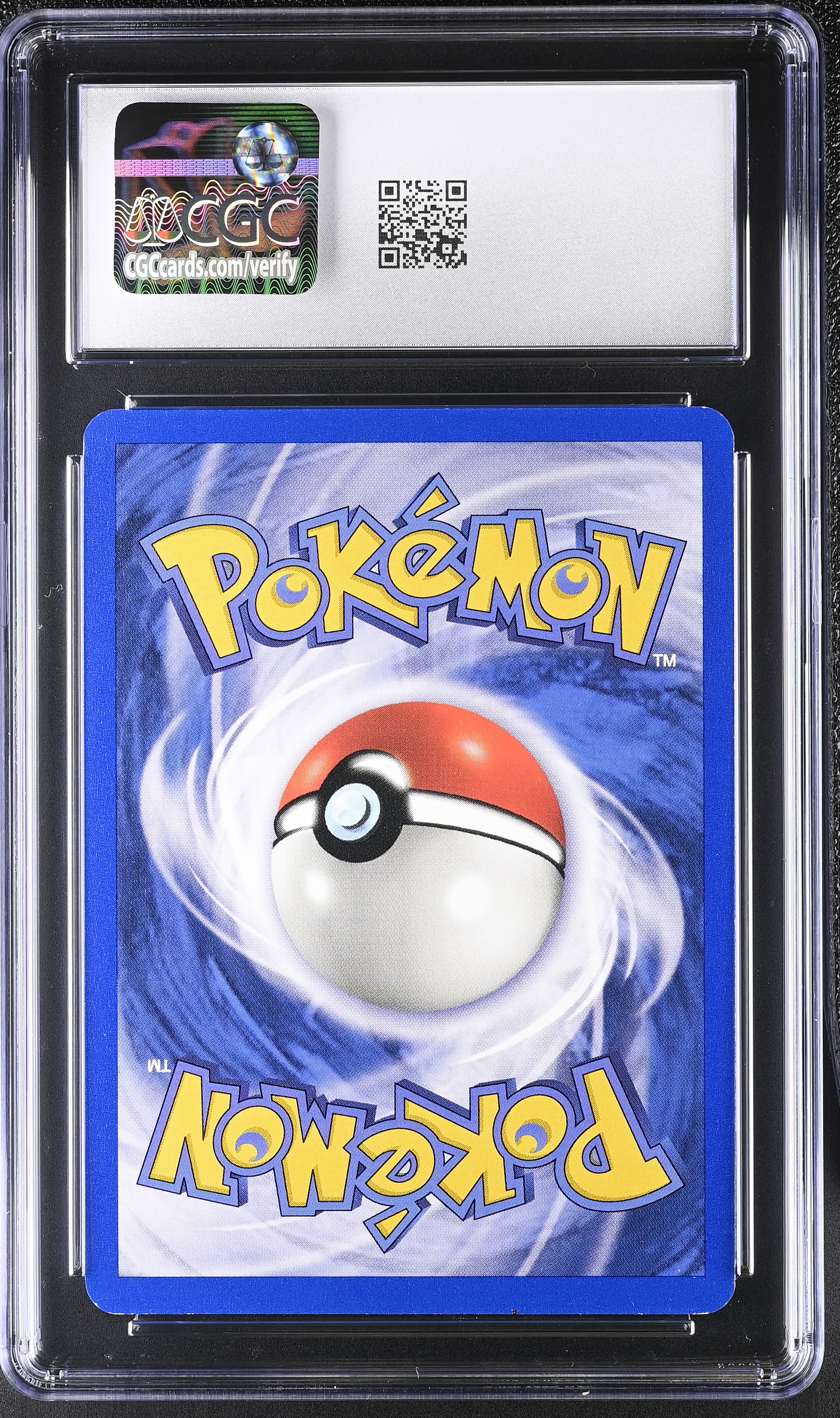 Pikachu 58/102 — slab rear, certification 6129899018