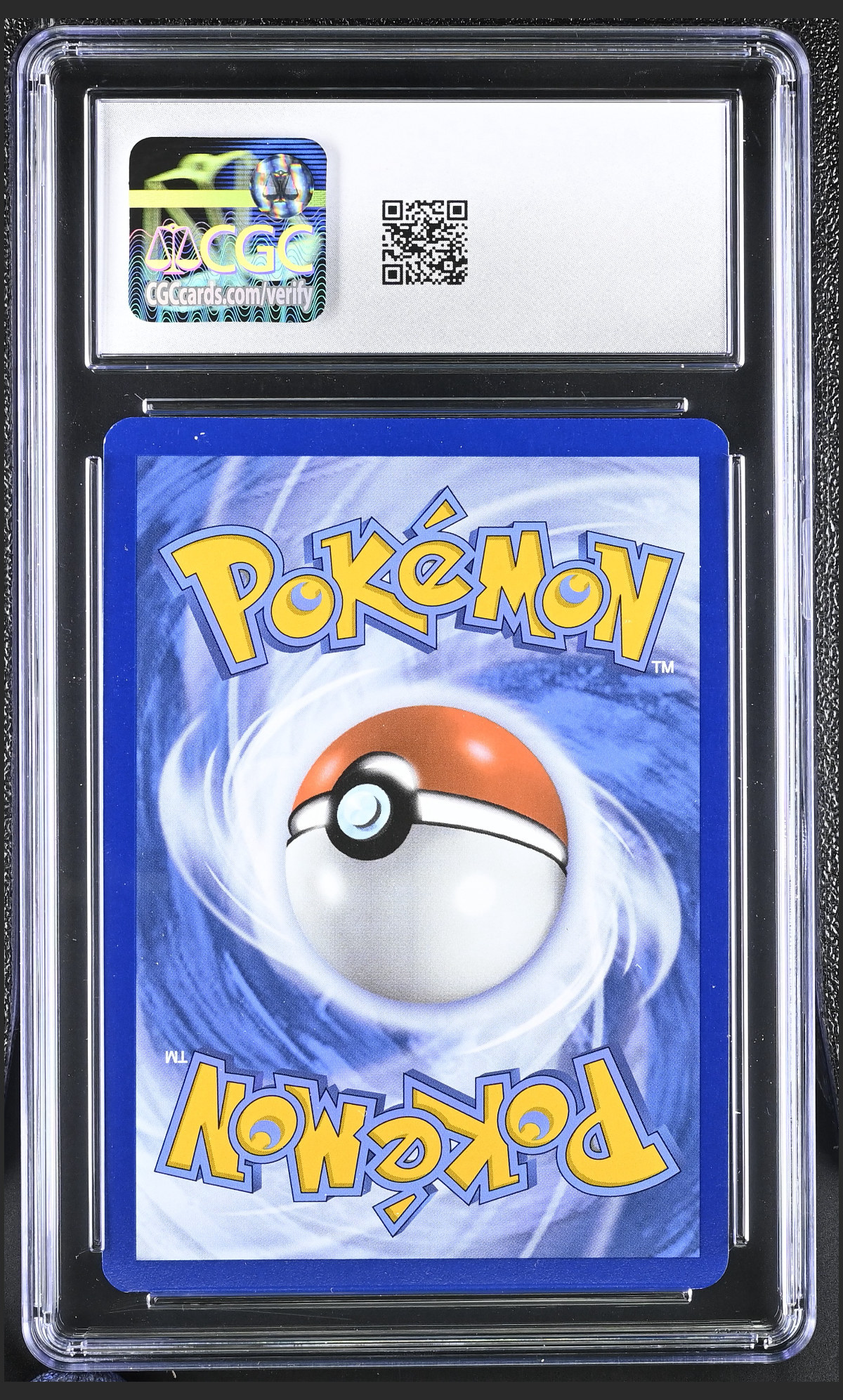 N's Reshiram 167/159 — slab rear, certification 6129901200