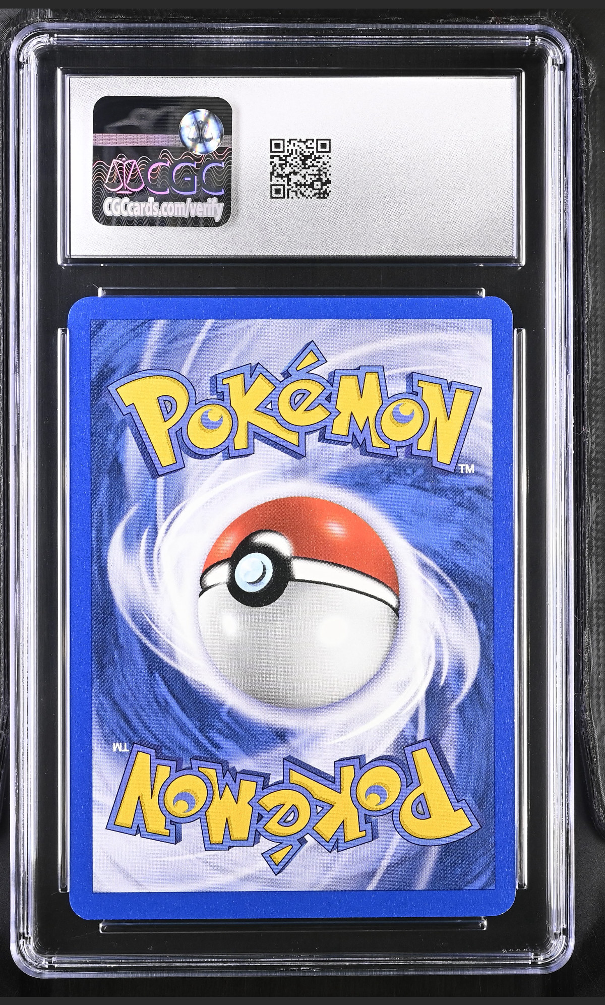 Pikachu 60/64 — slab rear, certification 6143074005