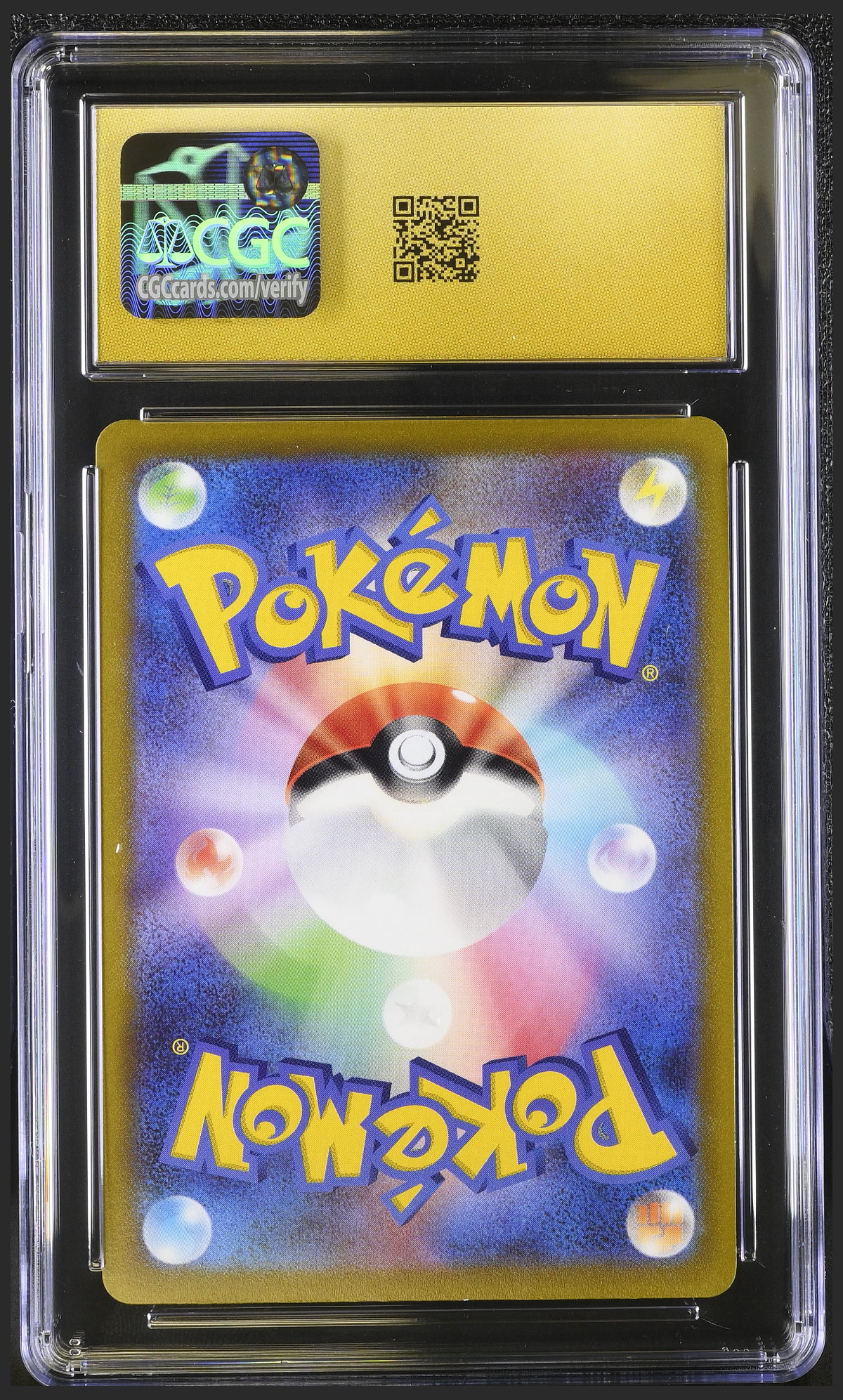 Charizard 017/184 — slab rear, certification 6150342299