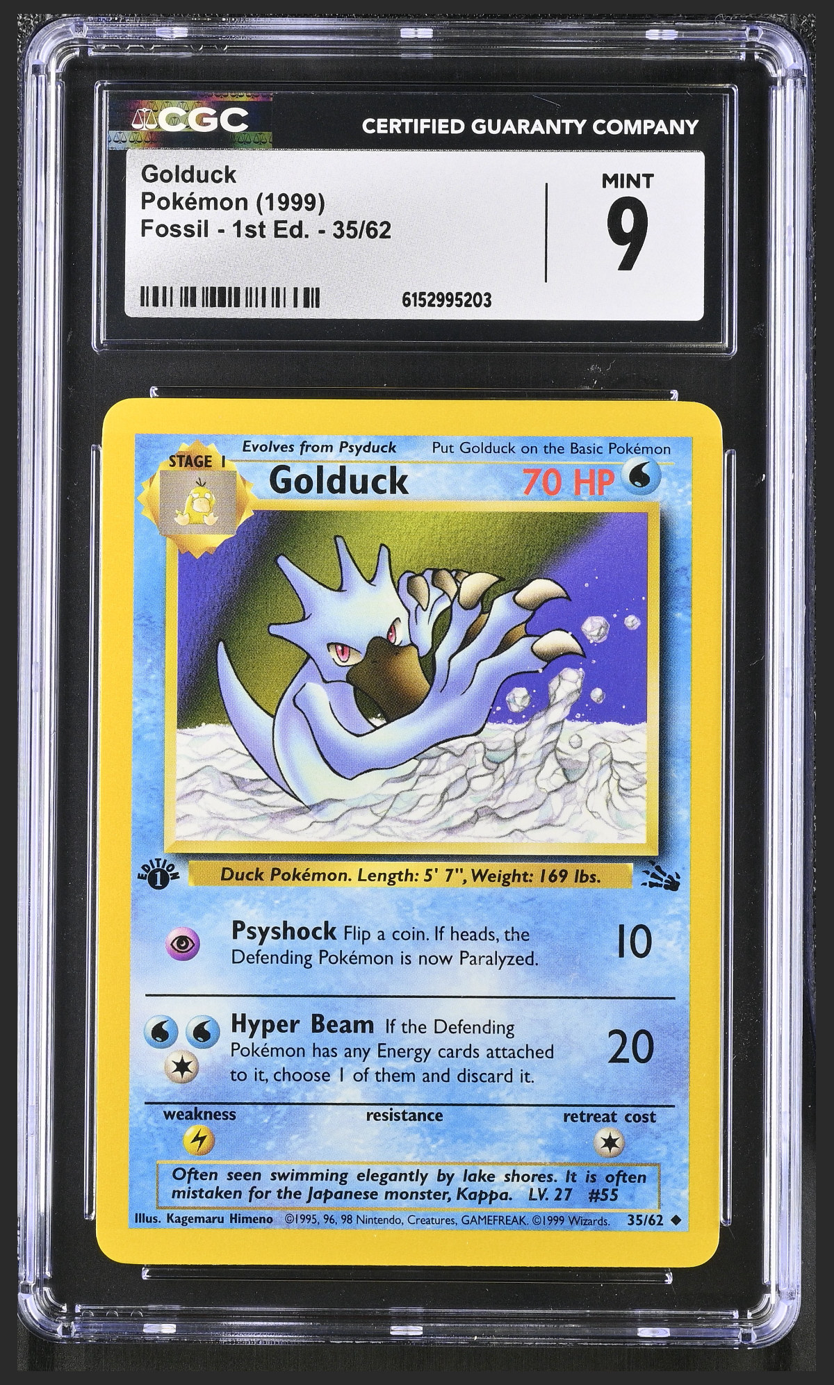 Golduck 35/62 certified slab