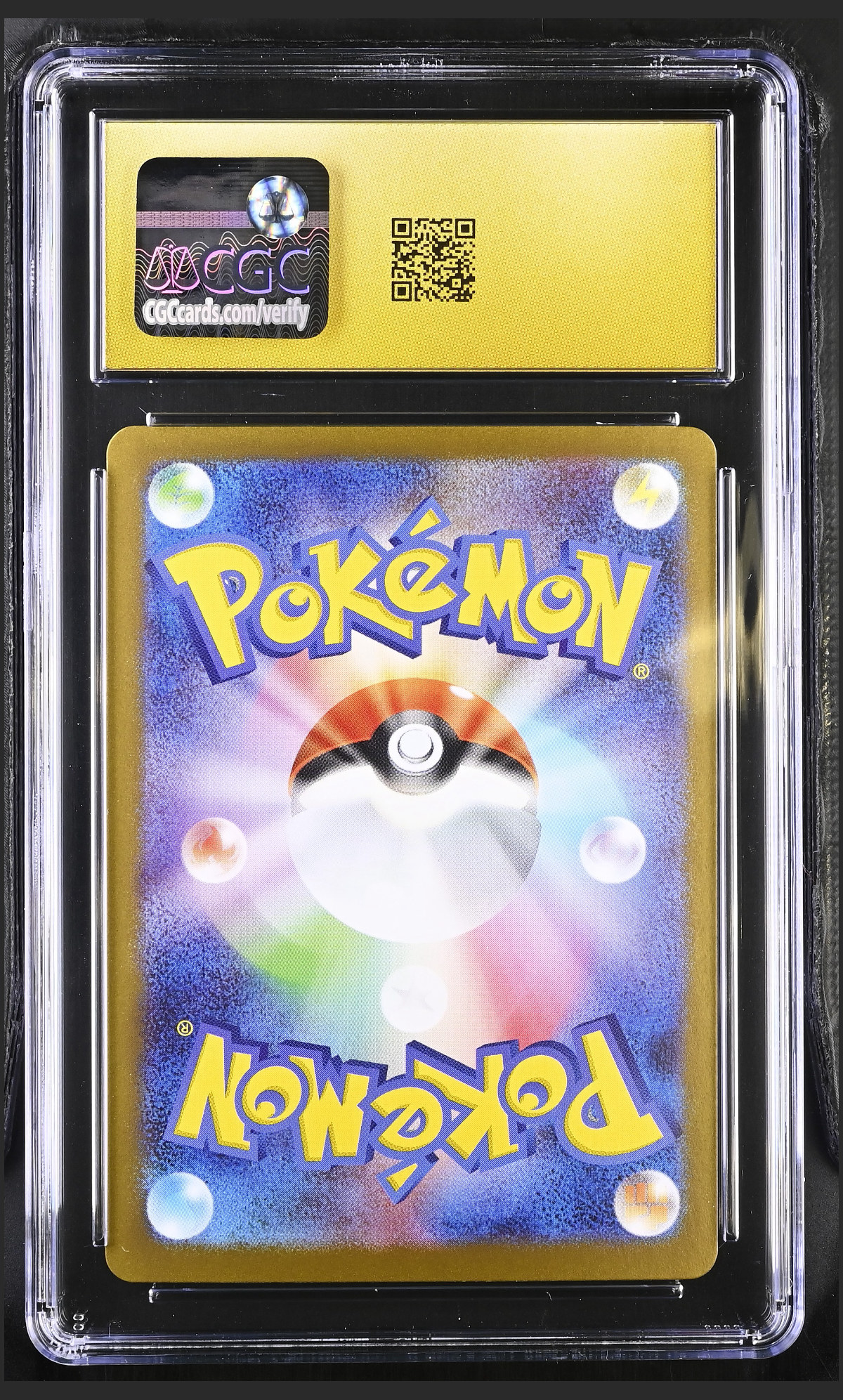 Mega Manectric ex 032/063 — slab rear, certification 6155544056