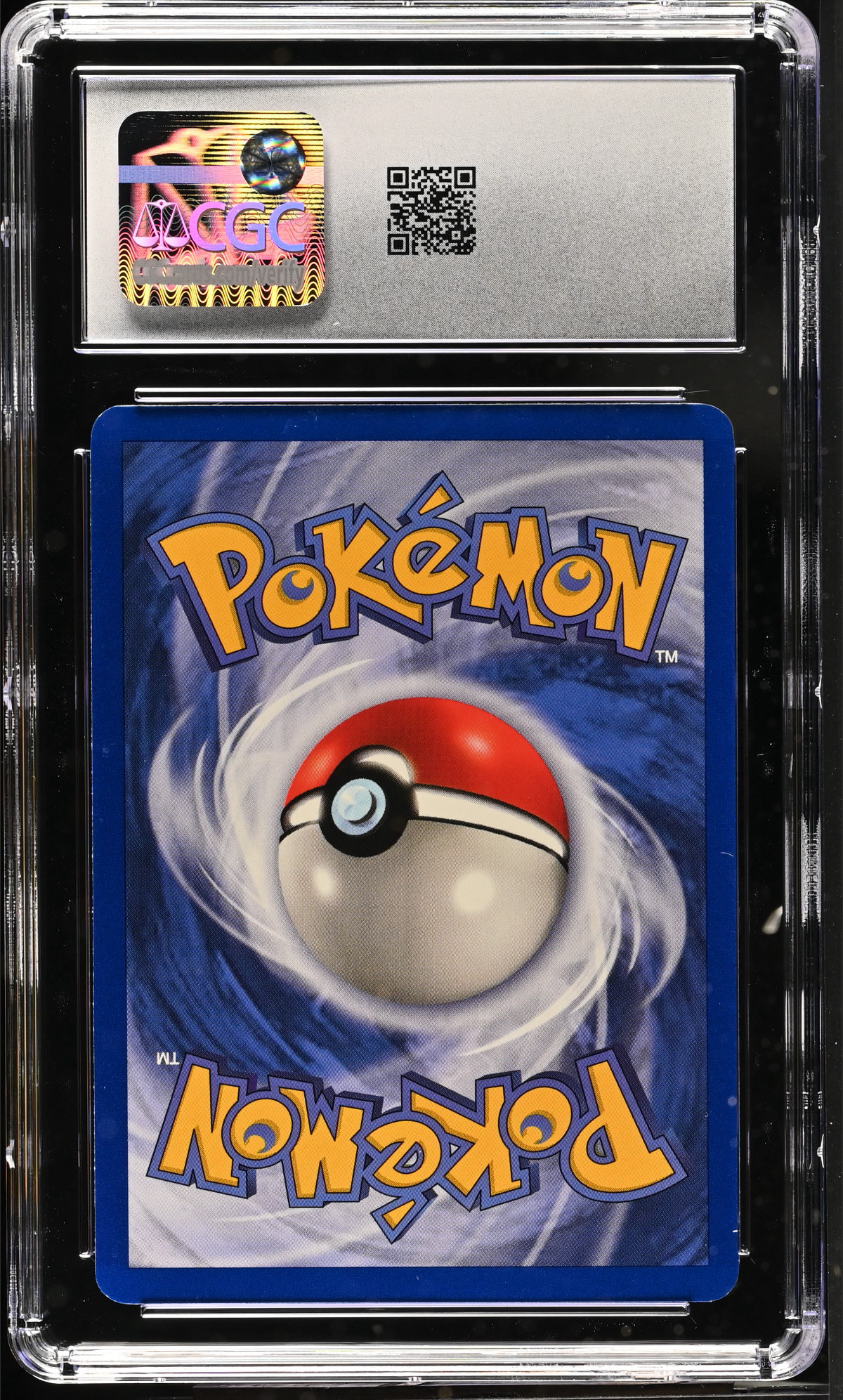 Pikachu 58/102 — slab rear, certification 6156552129