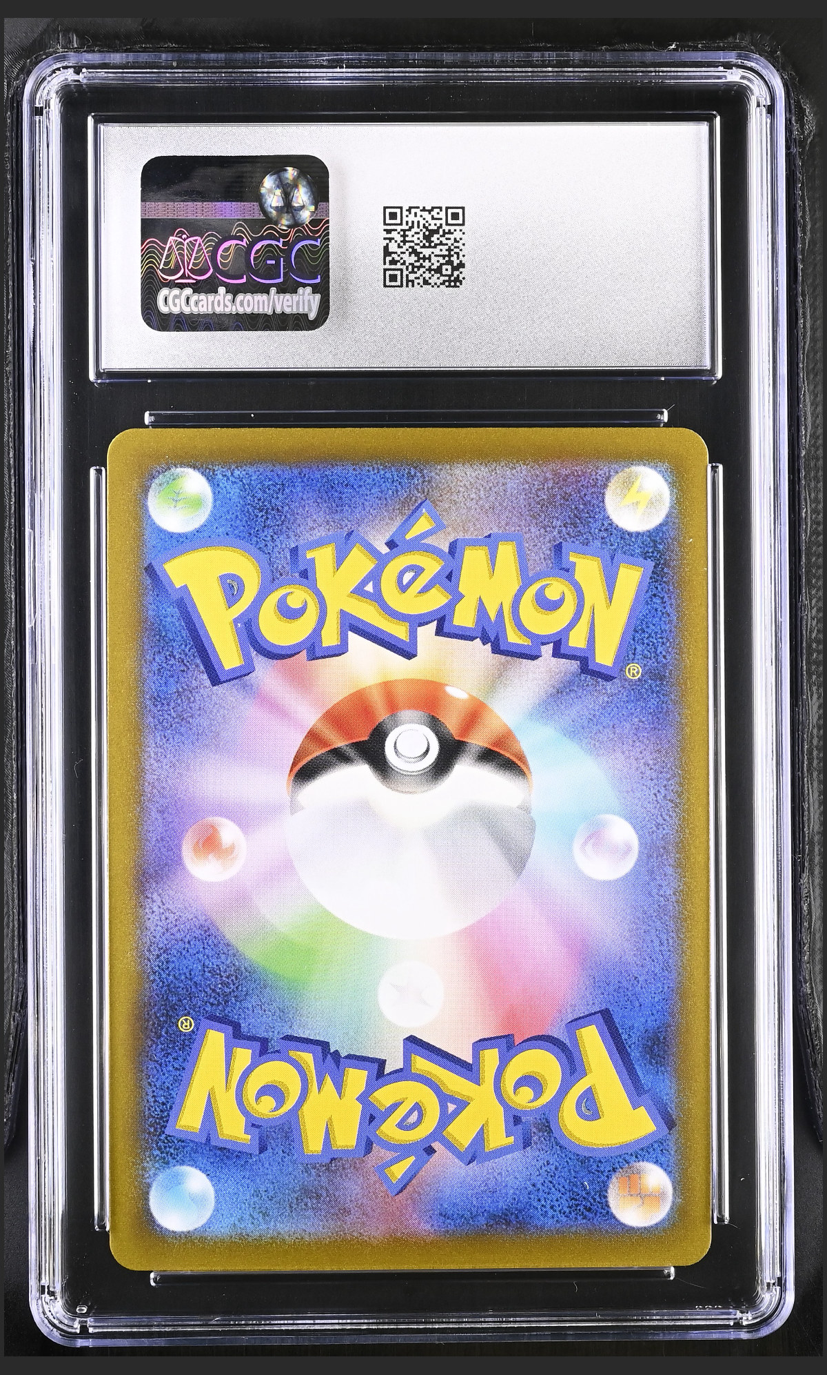Charizard 017/184 — slab rear, certification 6156795162