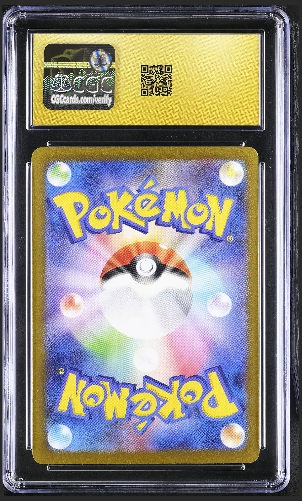 Charizard ex 115/190 — slab rear, certification 6156901111