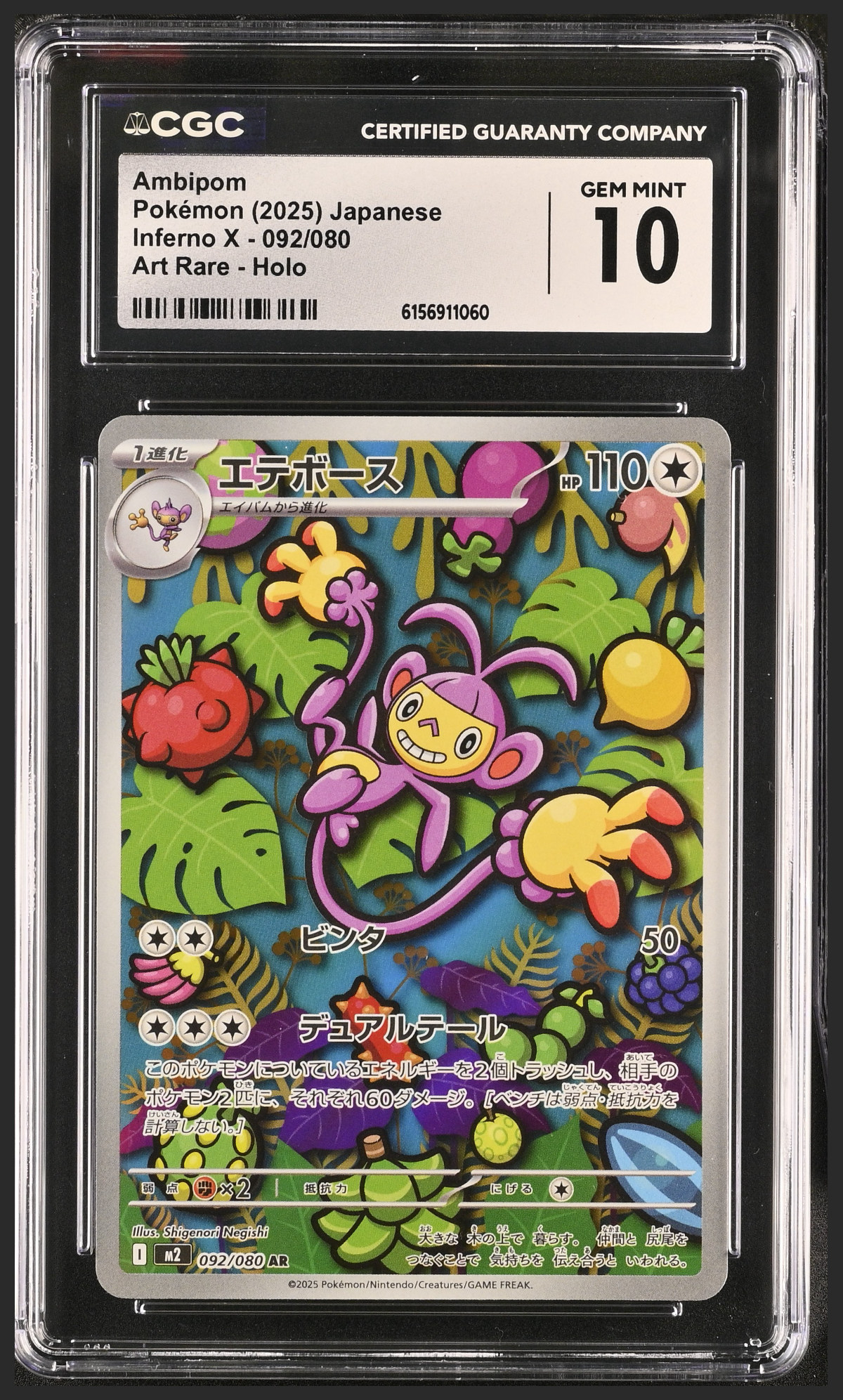 Ambipom 092/080 certified slab