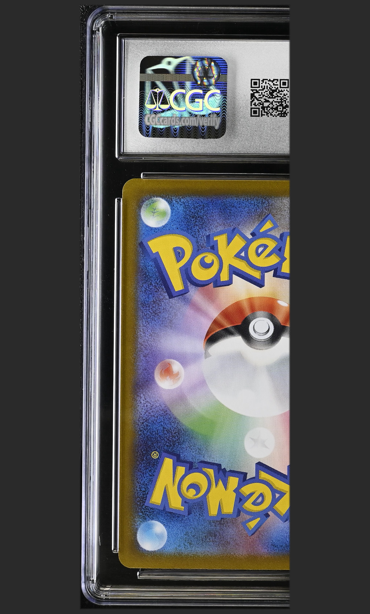Mega Charizard X ex 094/080 — slab rear, certification 6156992005