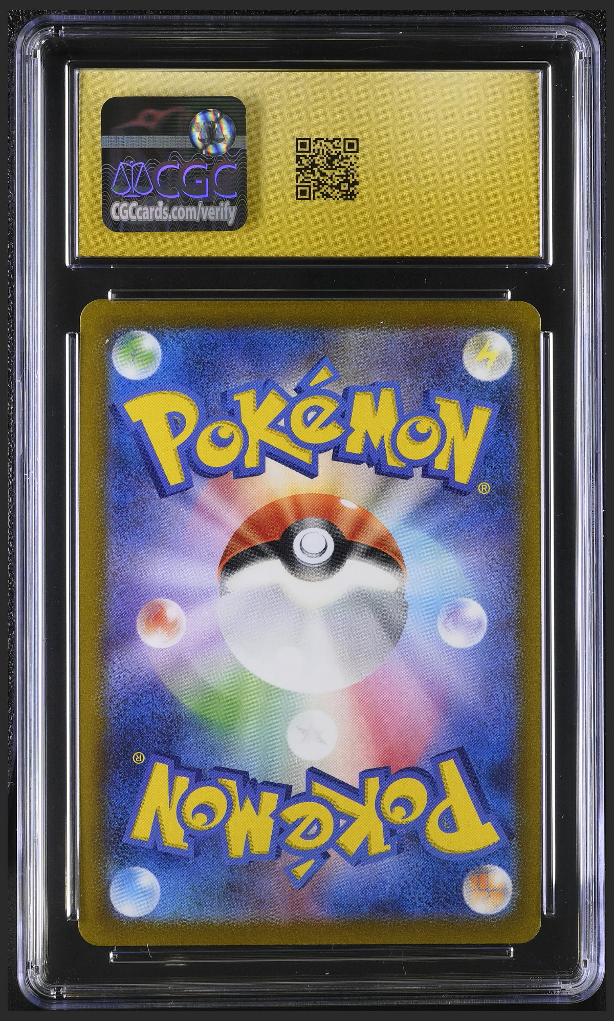 Radiant Charizard 015/172 — slab rear, certification 6156997069