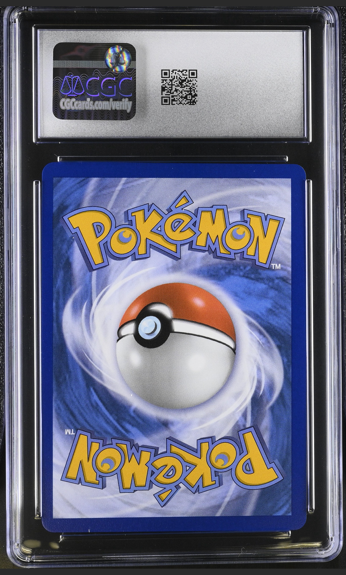 Mega Charizard X ex 023 — slab rear, certification 6158111114