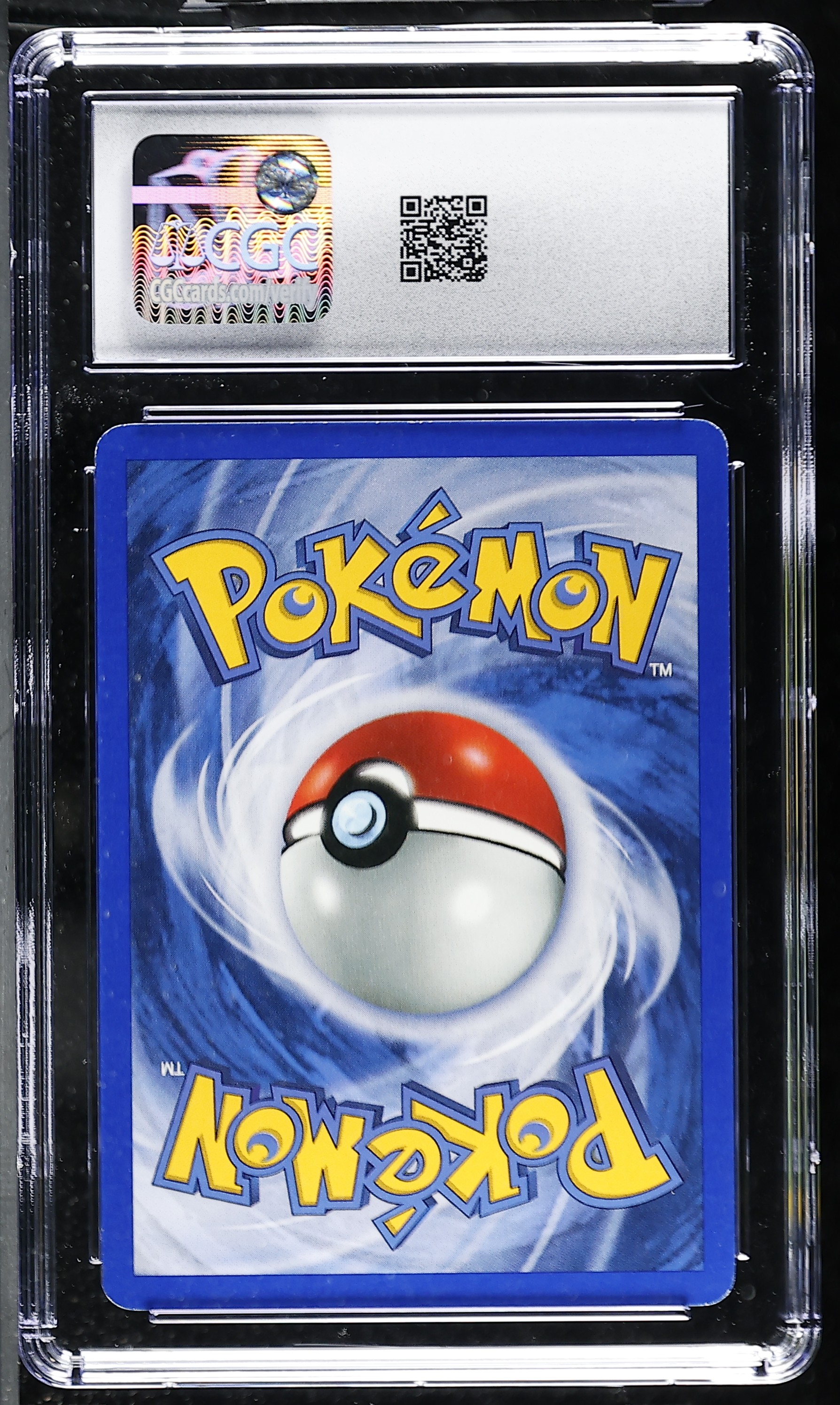 Chikorita 54/111 — slab rear, certification 6160196203