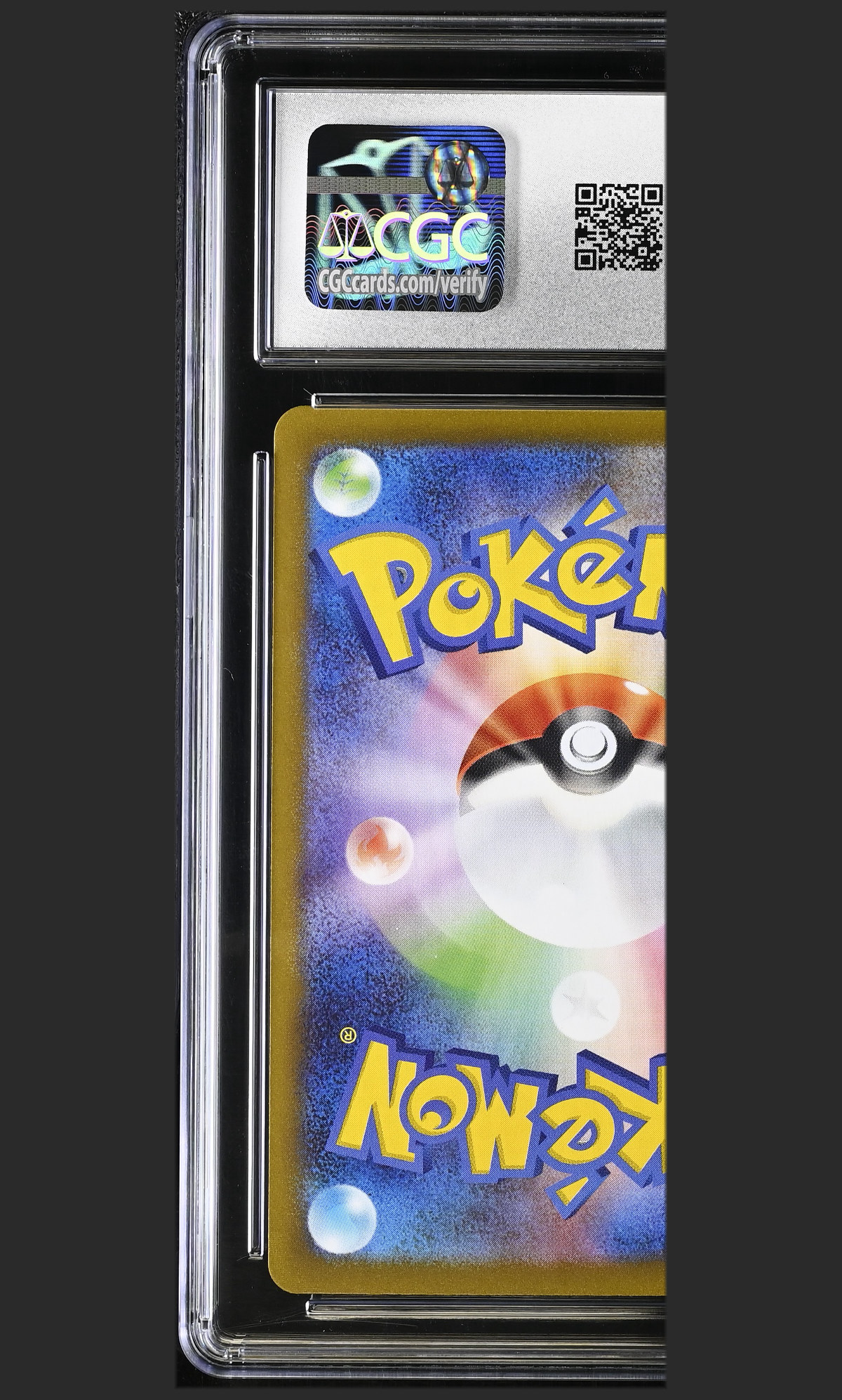 Mega Charizard X ex 013/080 — slab rear, certification 6161270219