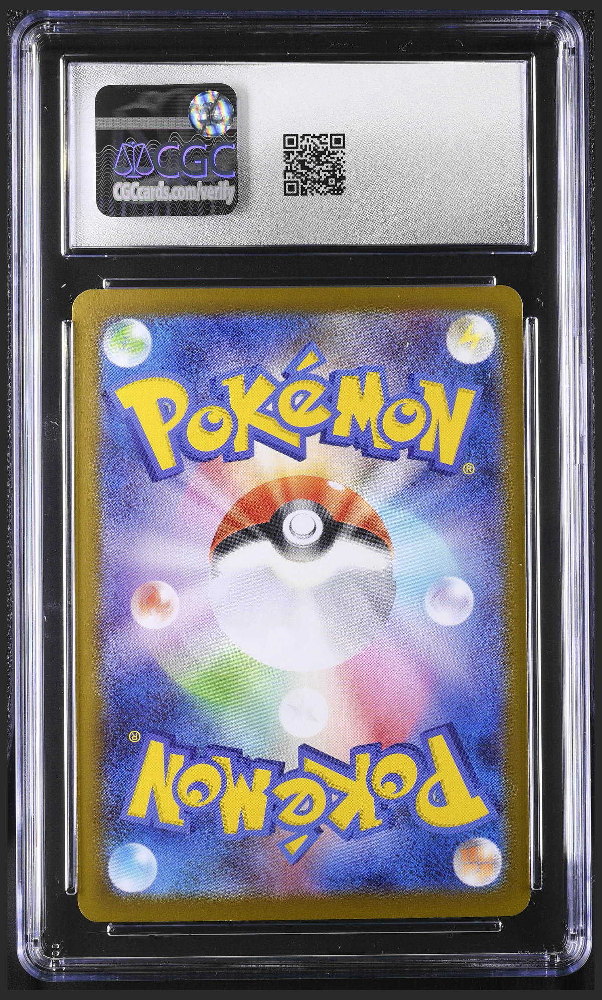Mega Charizard X ex 013/080 — slab rear, certification 6161272117