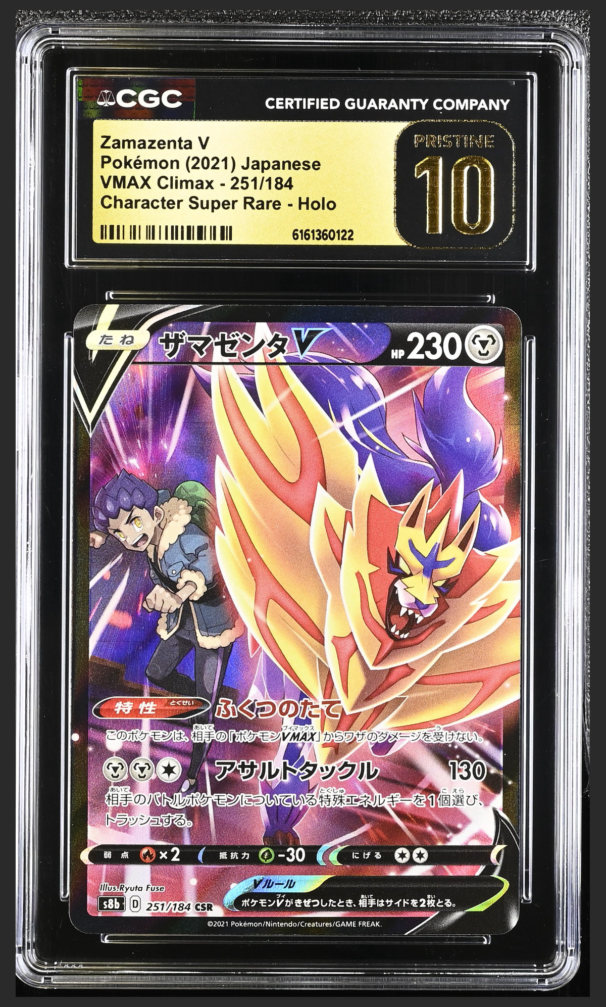 Zamazenta V 251/184 certified slab