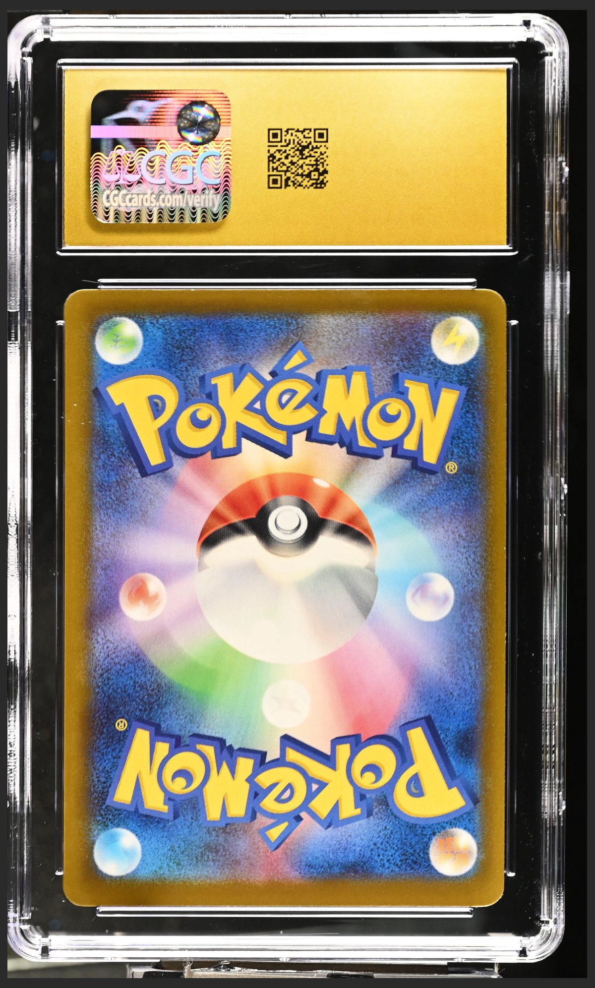 Pikachu ex 044/193 — slab rear, certification 6161363017
