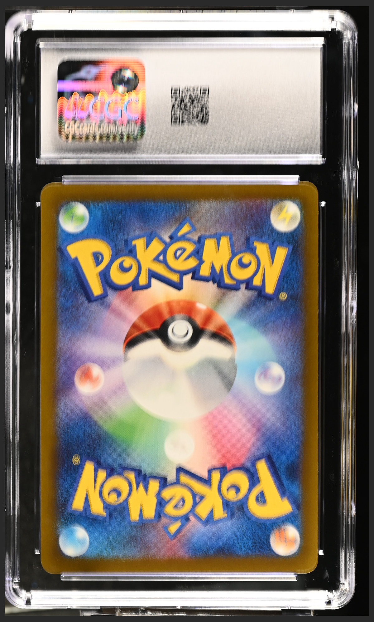 Pikachu 017/071 — slab rear, certification 6161363113
