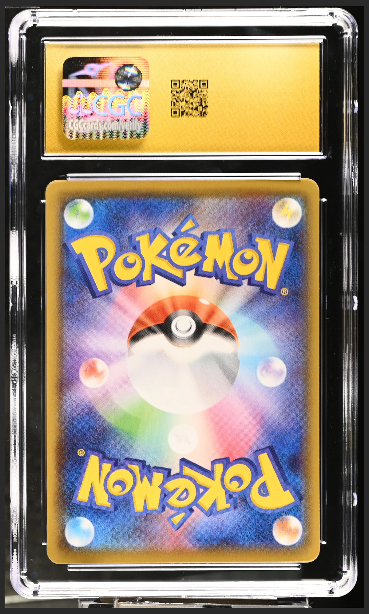 Pikachu 001/028 — slab rear, certification 6161363276