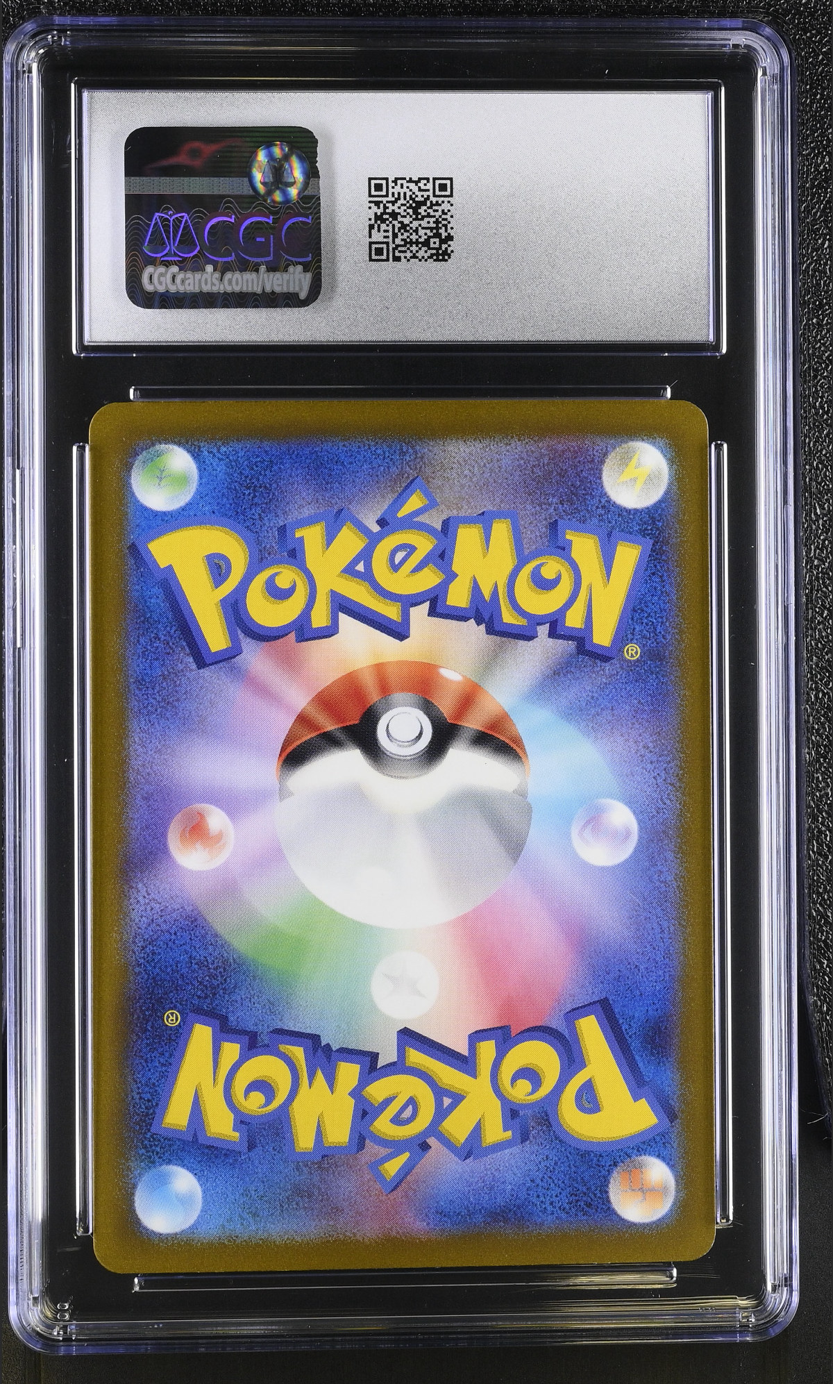 Magikarp 129/165 — slab rear, certification 6161371126