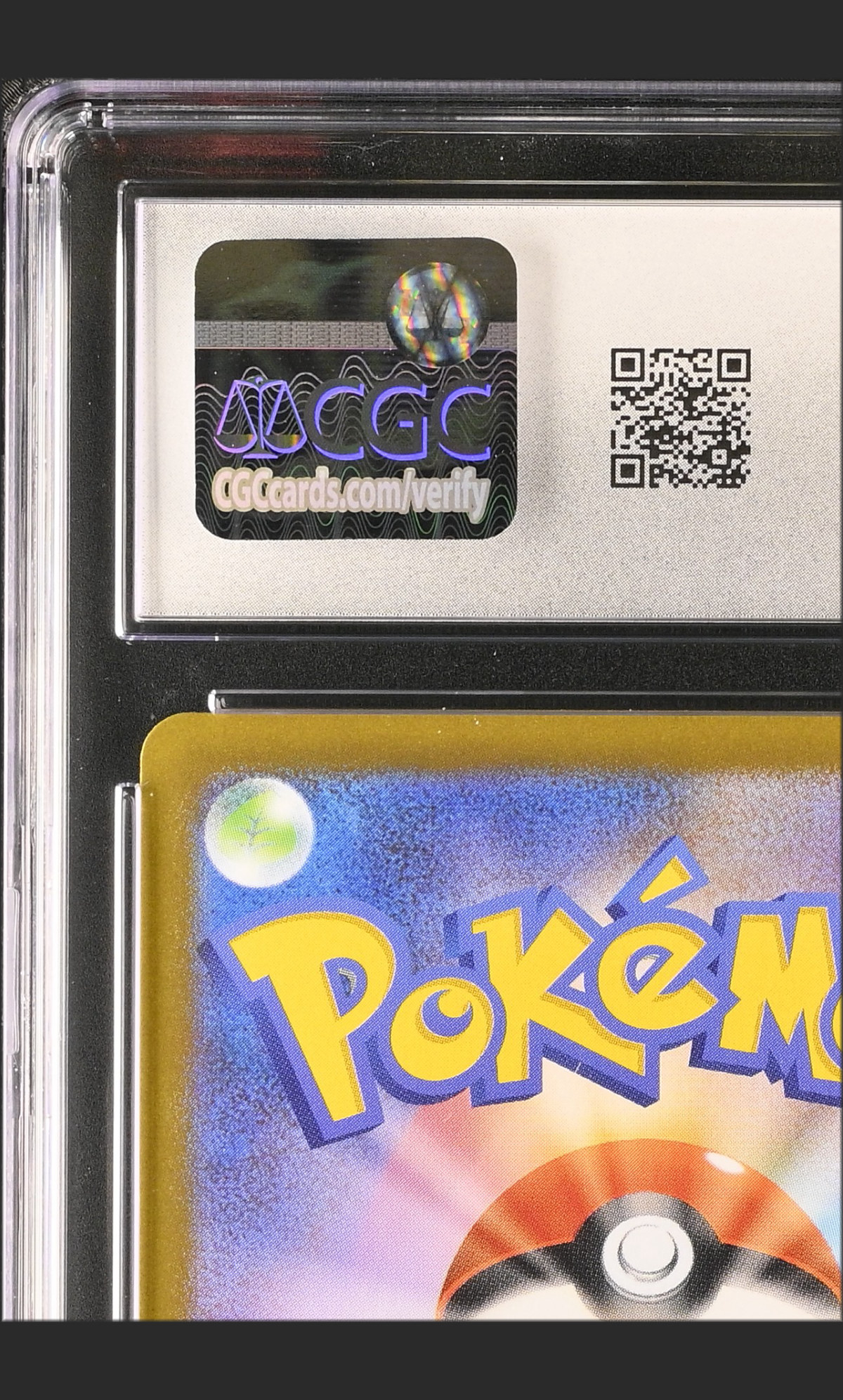 Mega Charizard X ex 013/080 — slab rear, certification 6161723072
