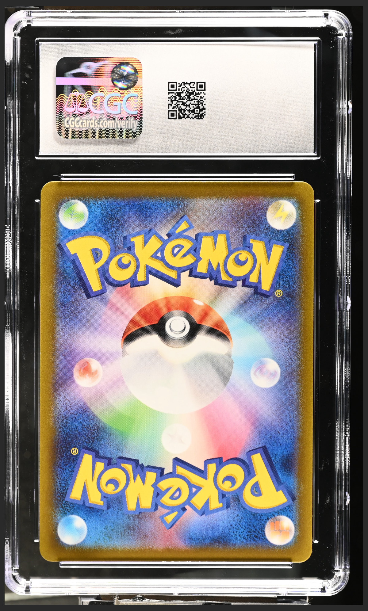 Vaporeon 134/165 — slab rear, certification 6161729284