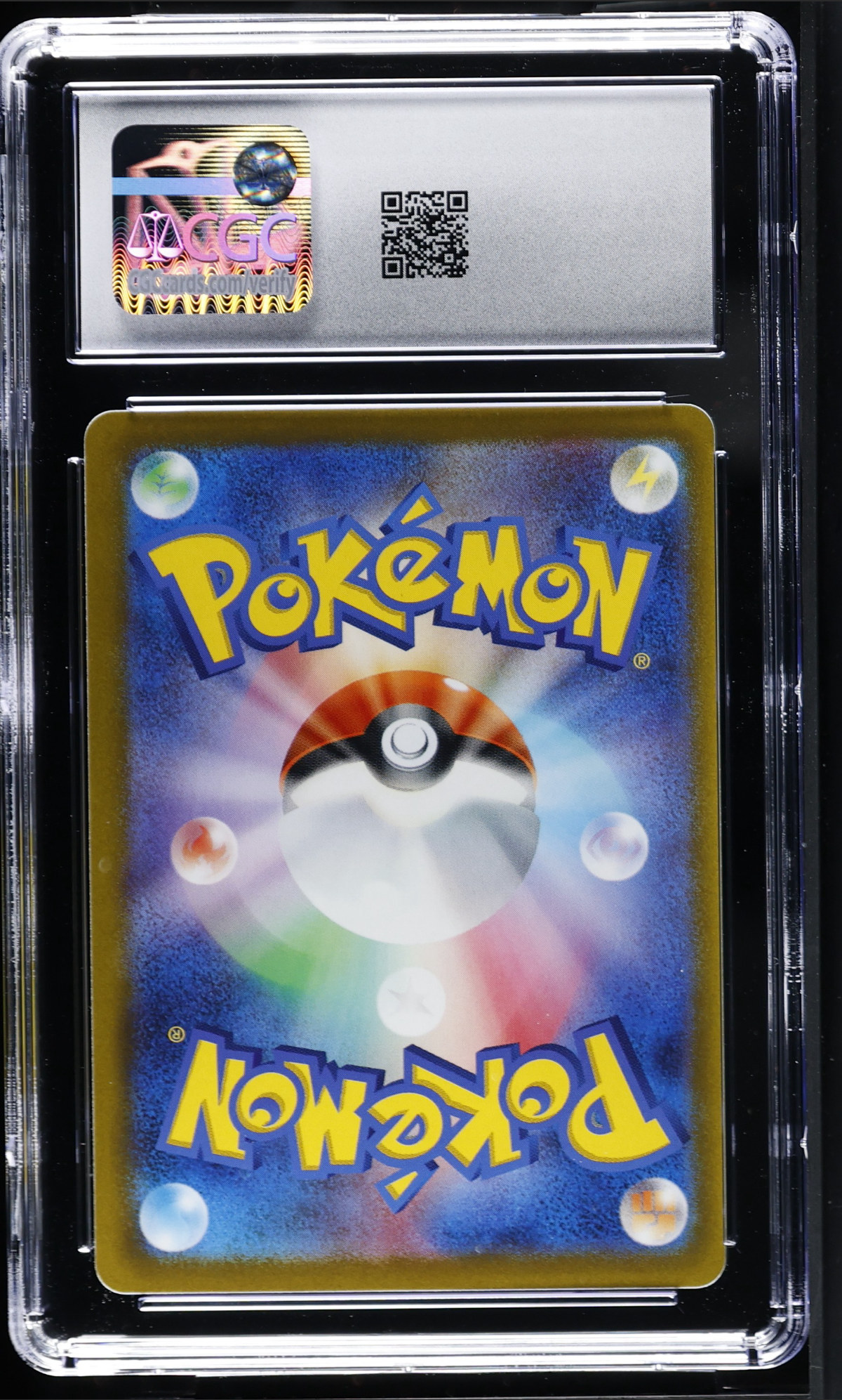 Pikachu 027/071 — slab rear, certification 6161738048