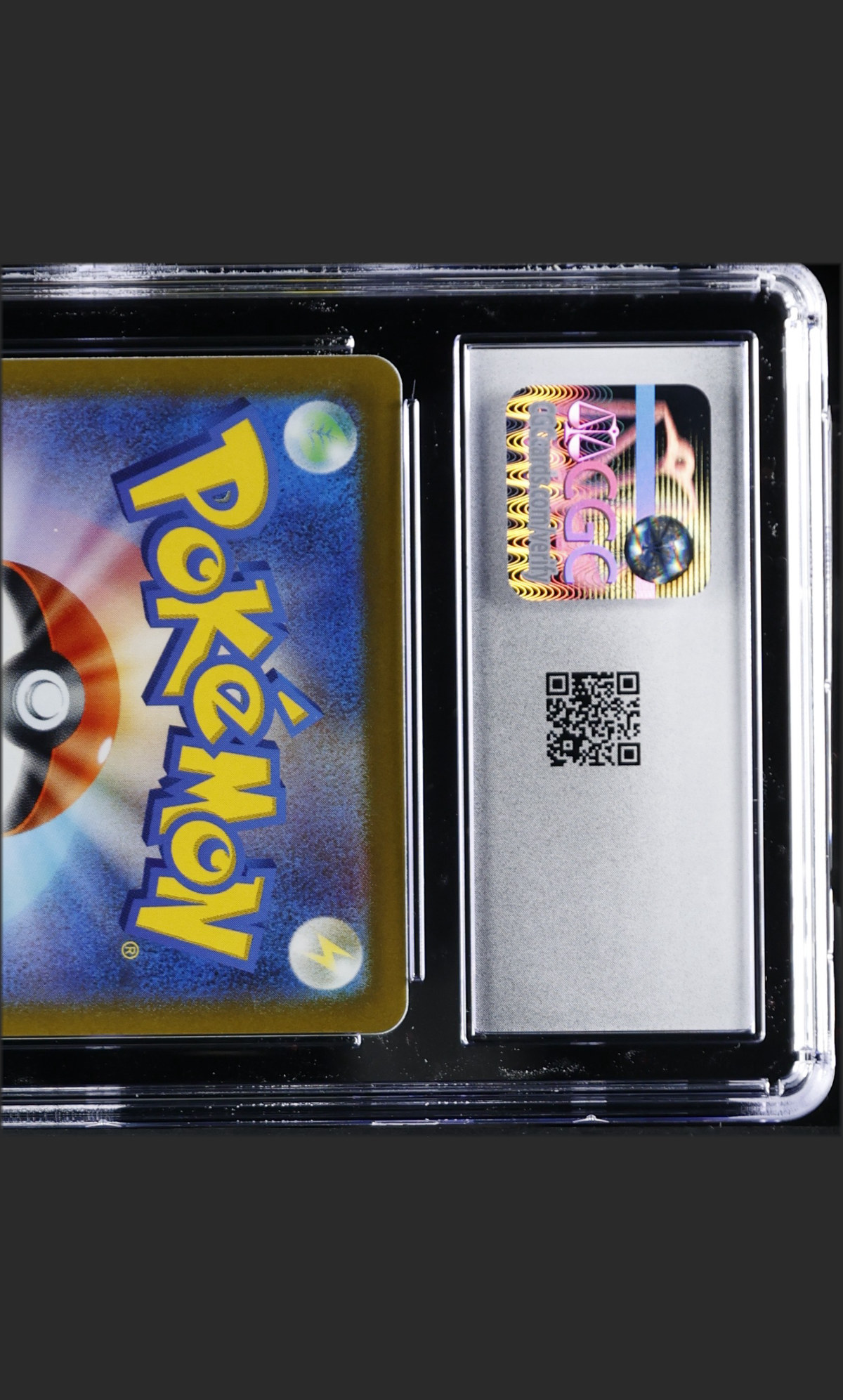 Pikachu 027/071 — slab rear, certification 6161738068