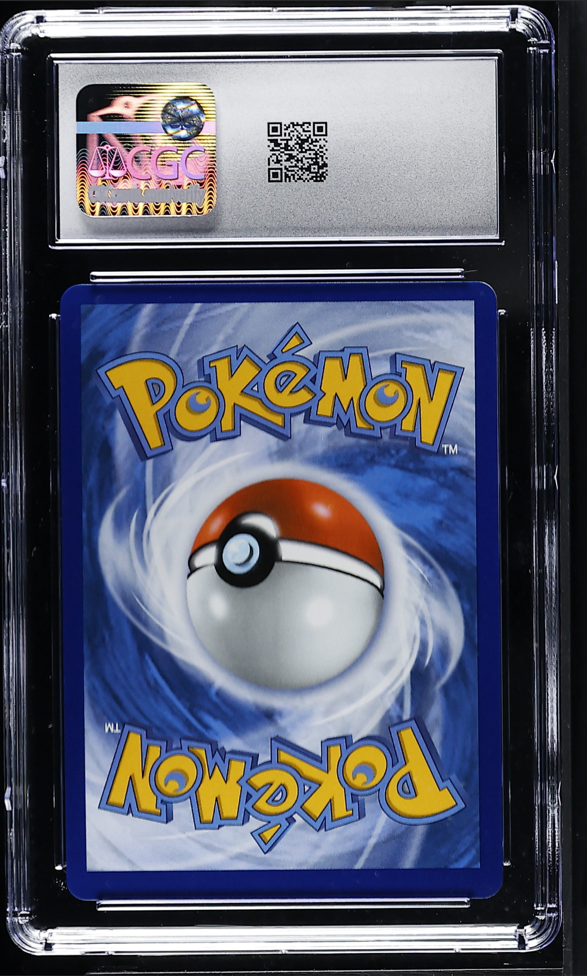 Mega Charizard X ex 023 — slab rear, certification 6161791037