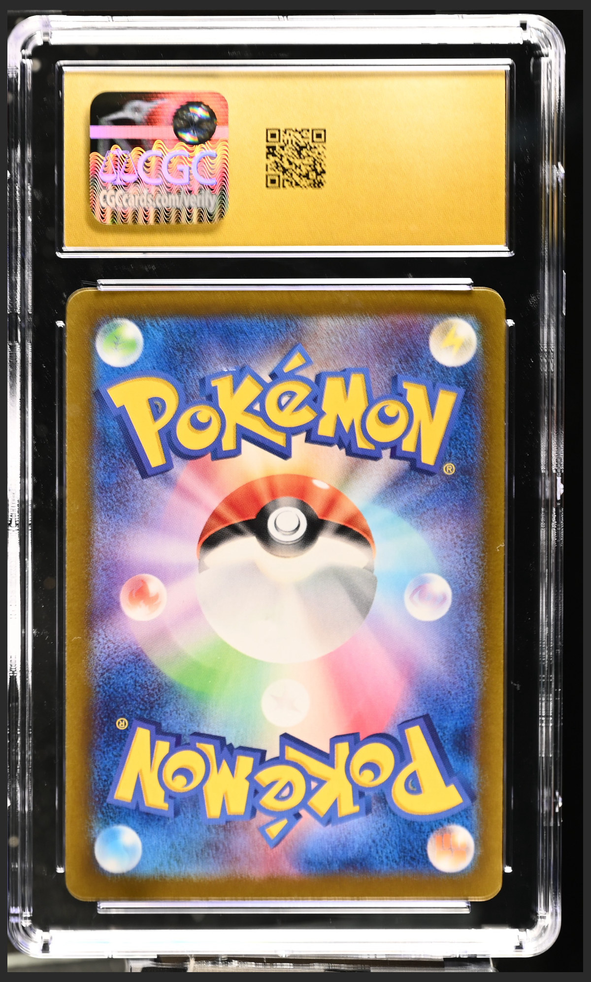 Charizard ex 115/190 — slab rear, certification 6162505223