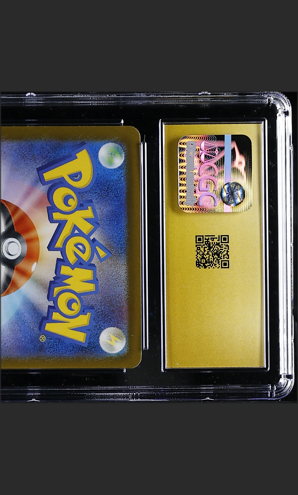 Mega Charizard X ex 094/080 — slab rear, certification 6163491254