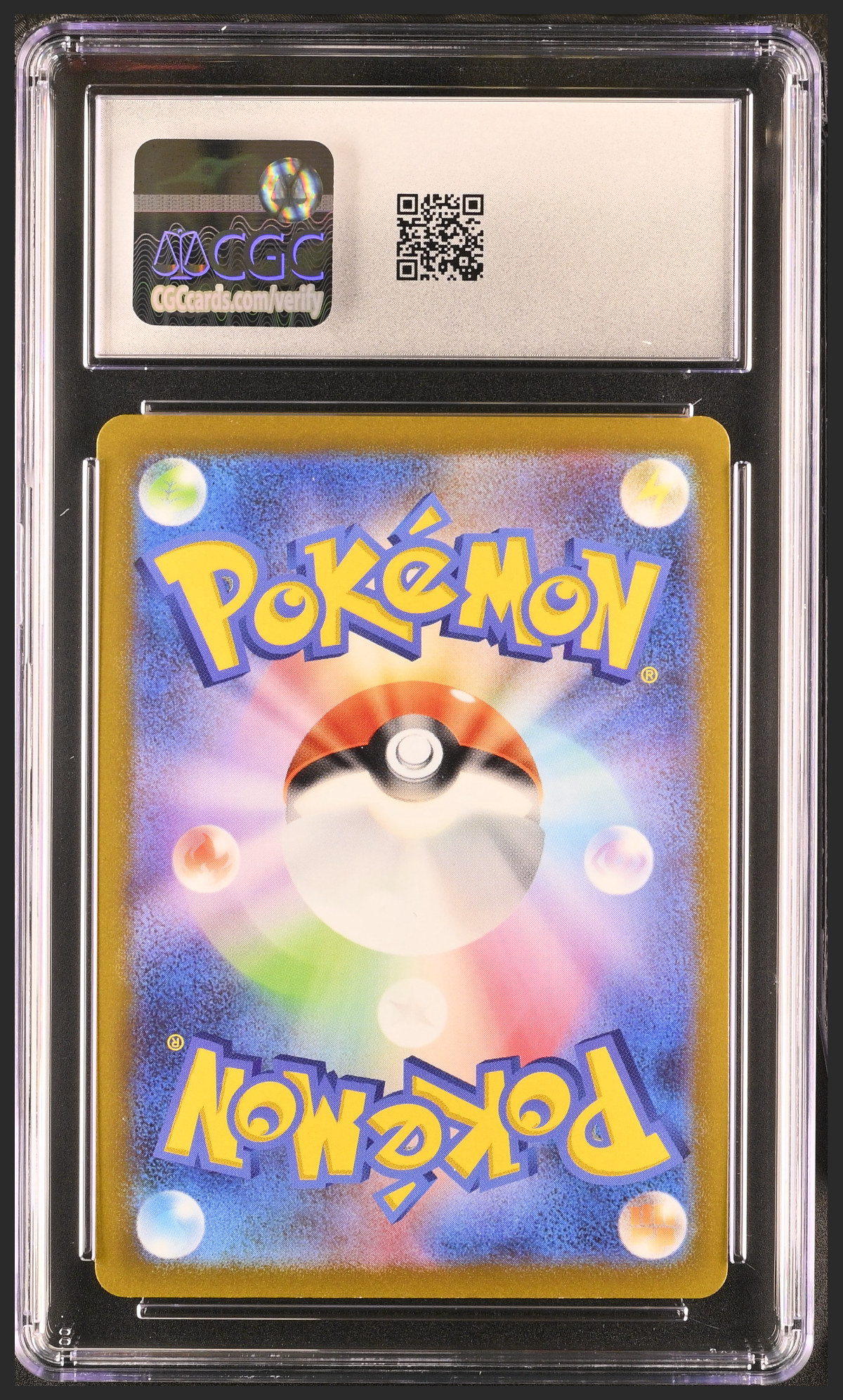 Charizard VSTAR 015/100 — slab rear, certification 6163511144