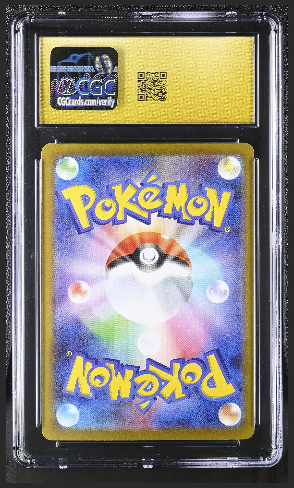 Mega Gengar ex 003/021 — slab rear, certification 6163808148