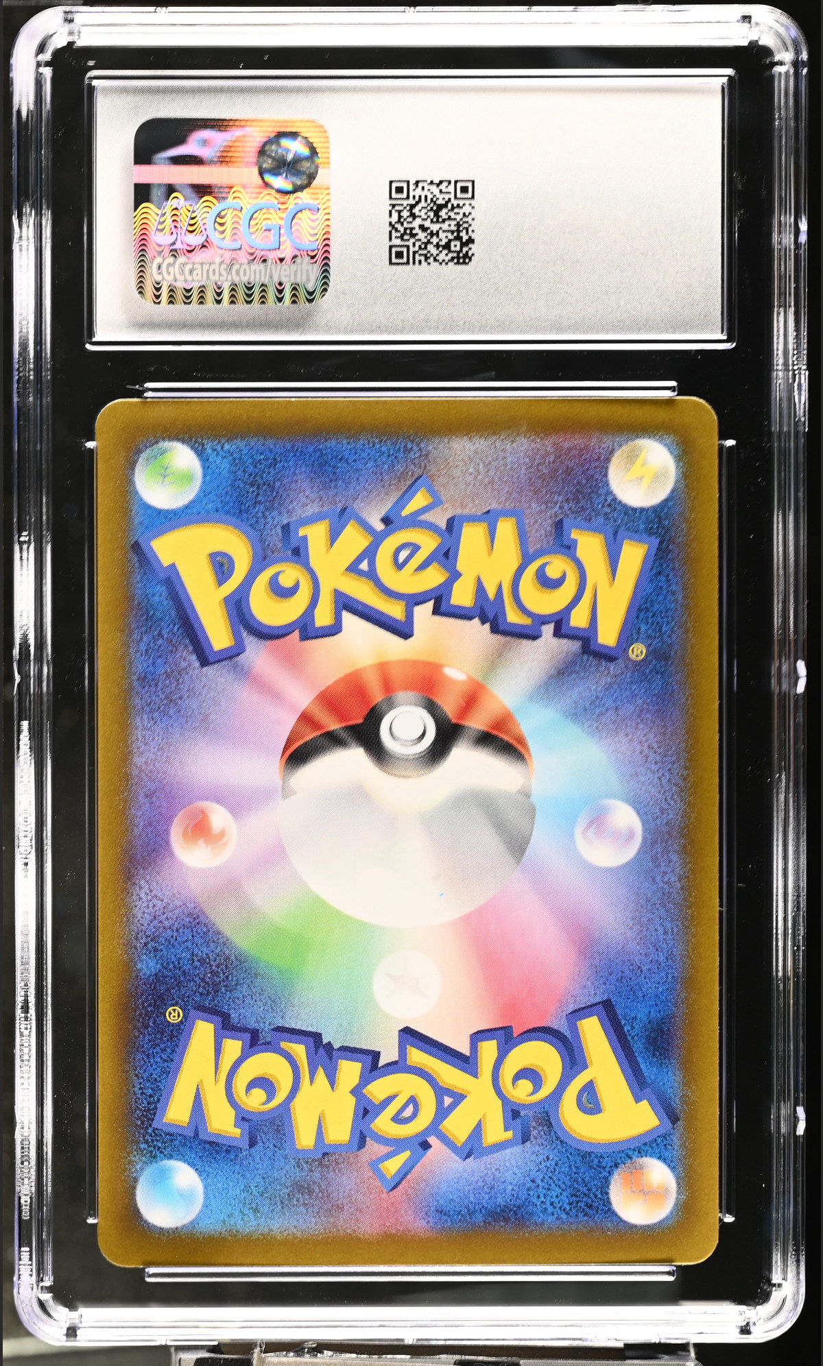 Charizard ex 115/190 — slab rear, certification 6164782021