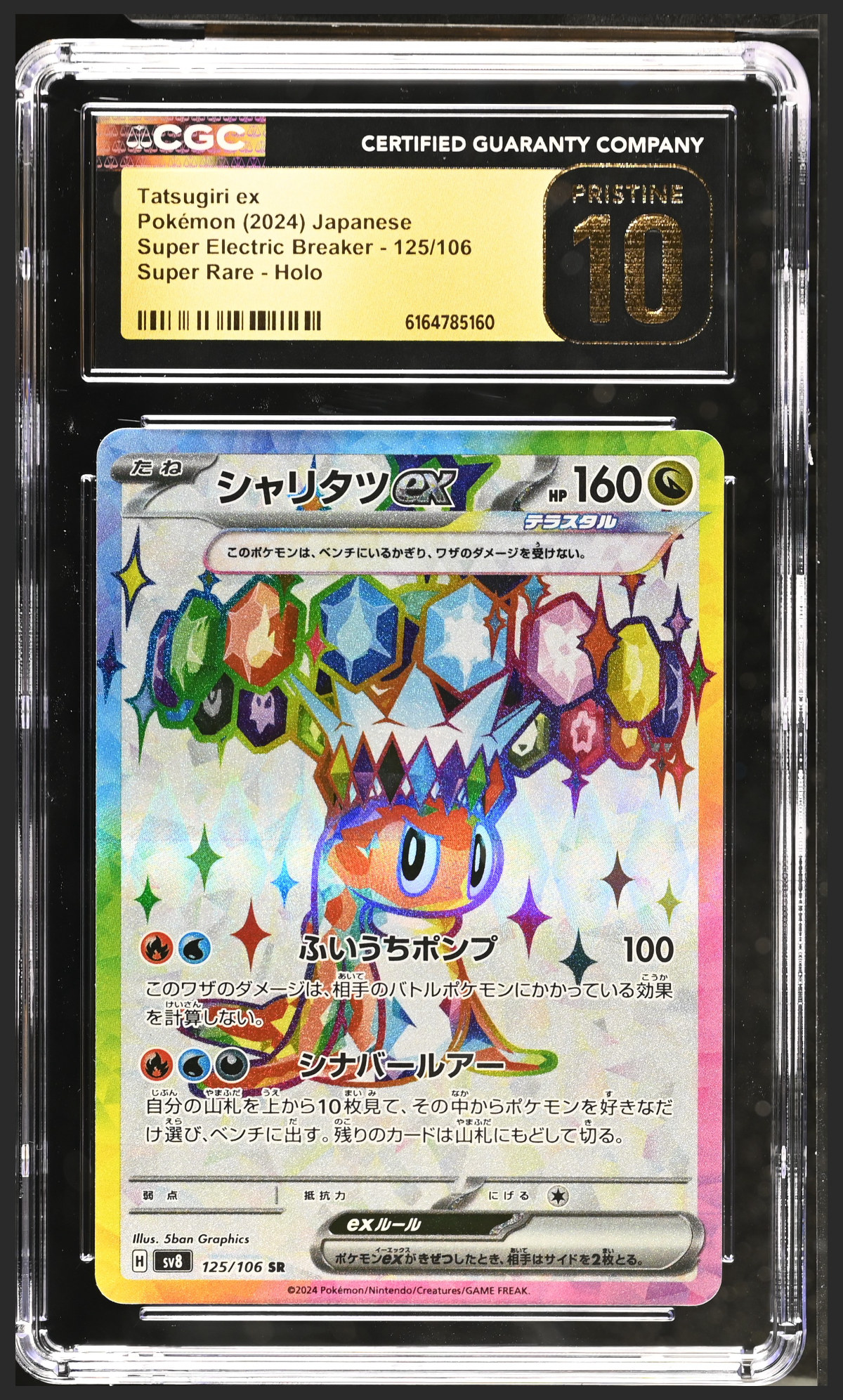 Tatsugiri ex 125/106 certified slab