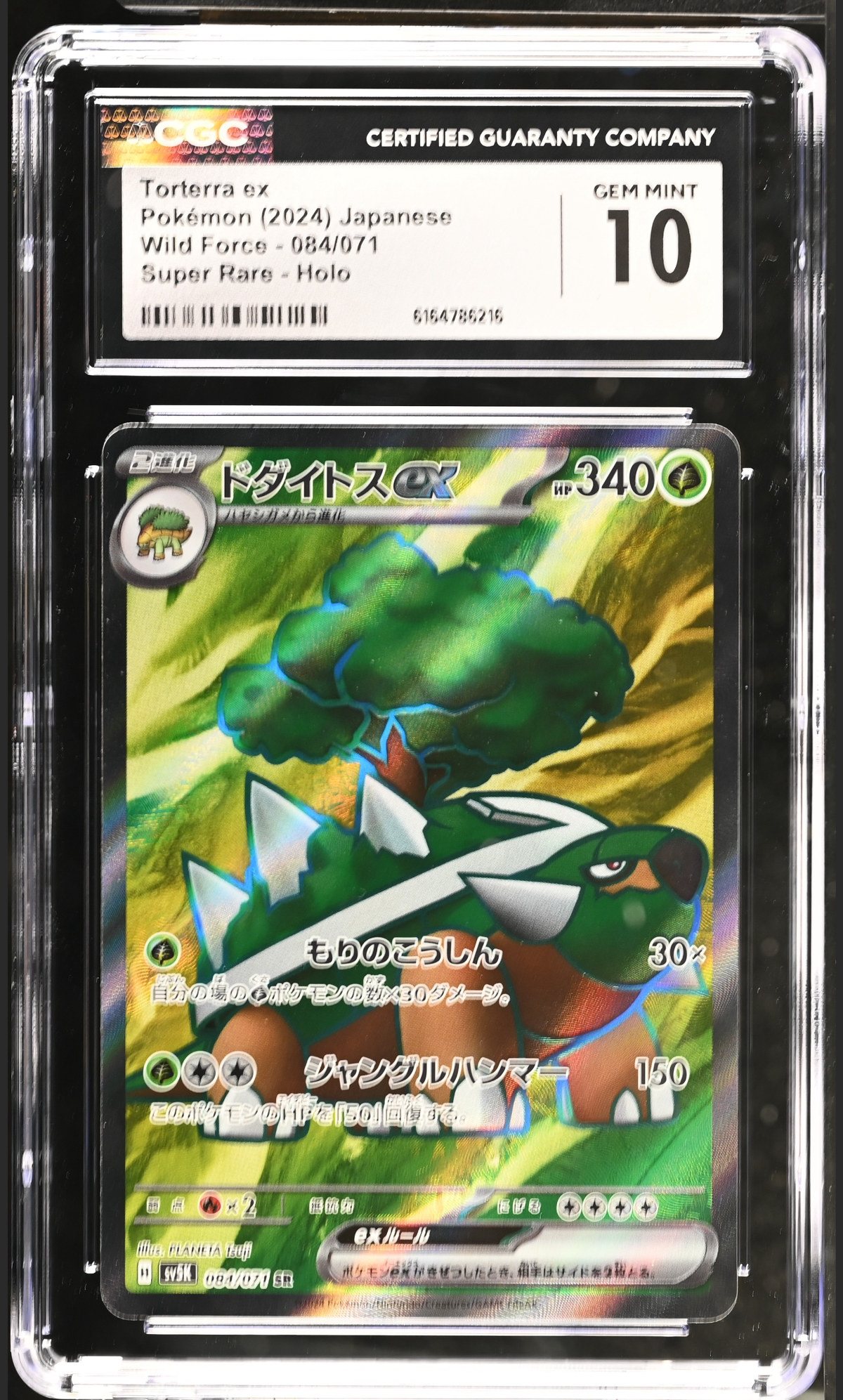 Torterra ex 084/071 — the exact copy offered